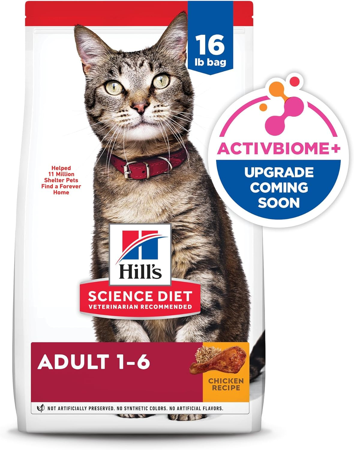 Adult 1-6, Adult 1-6 Premium Nutrition, Dry Cat Food, Chicken Recipe, 16 Lb Bag