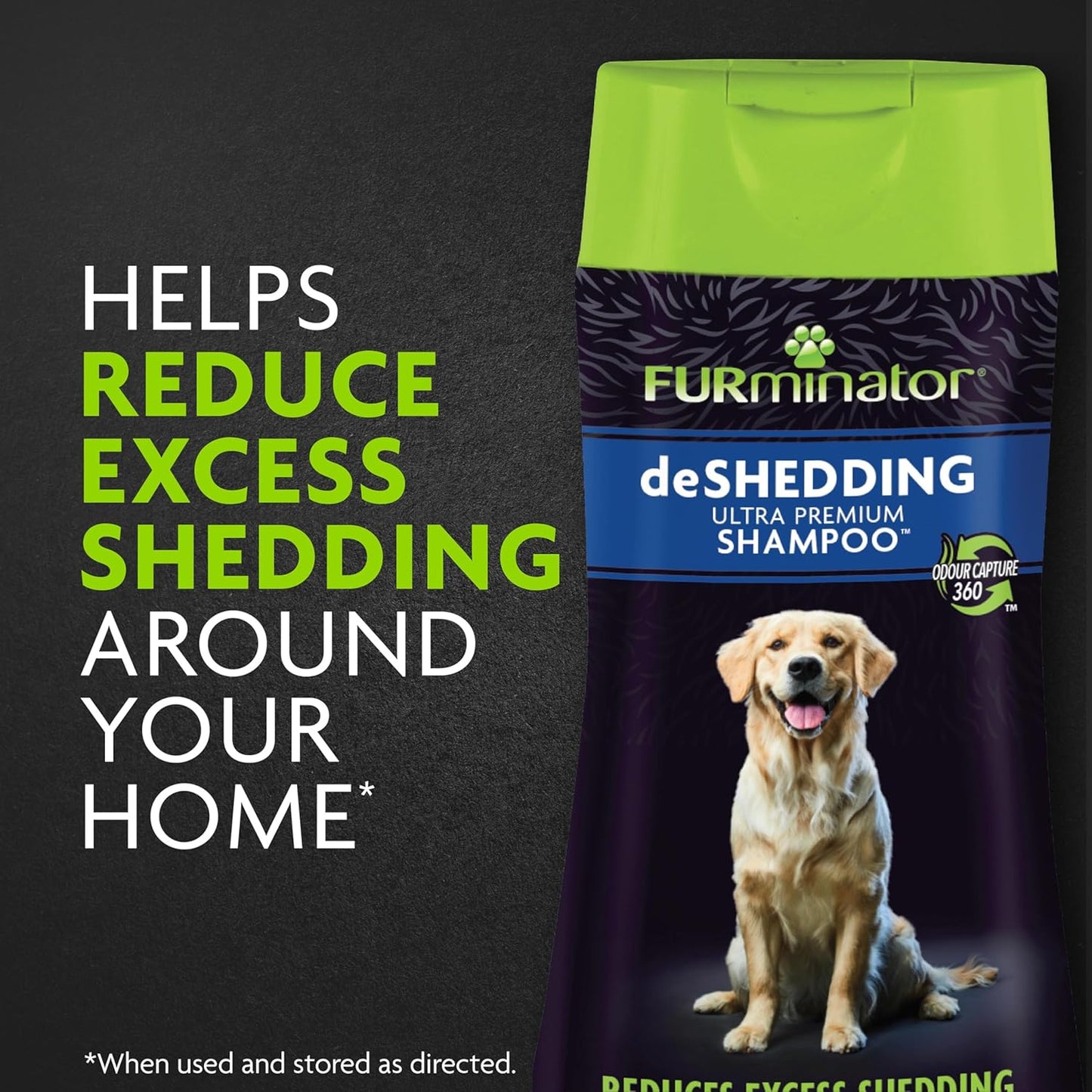 Ultra Premium Deshedding Shampoo for Dogs Helps Reduce Excess Shedding, 16 Oz
