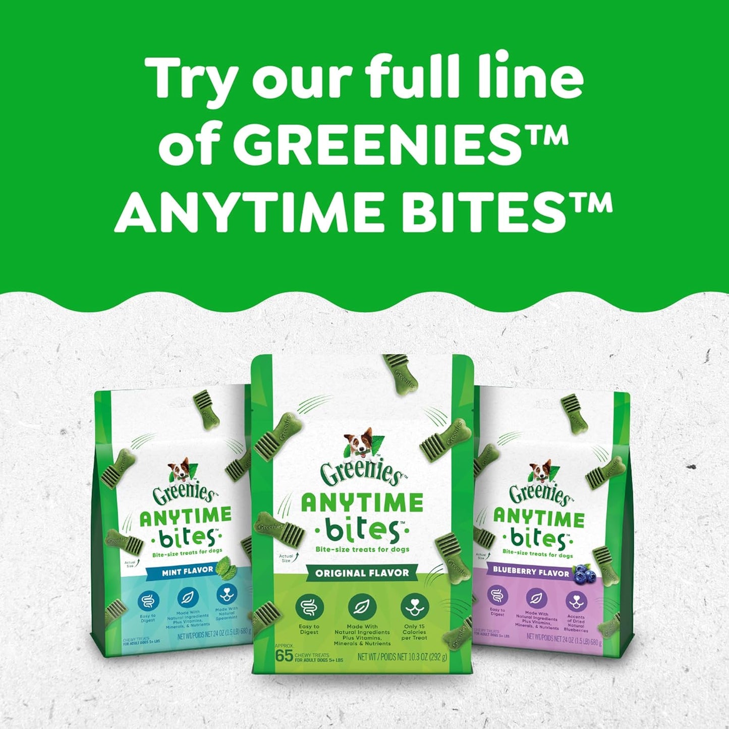 Anytime Bites Dog Treats, Original Flavor, 24 Oz. Bag