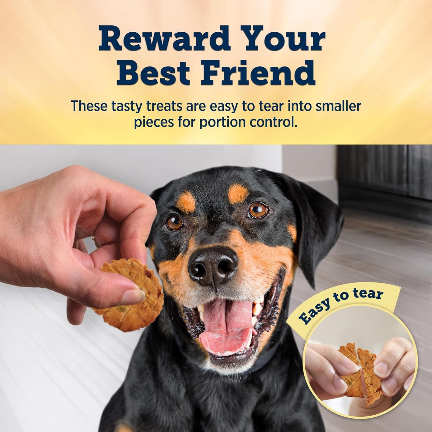 True Chews Dog Treats Made in the USA with Natural Ingredients Chicken Pot Pie