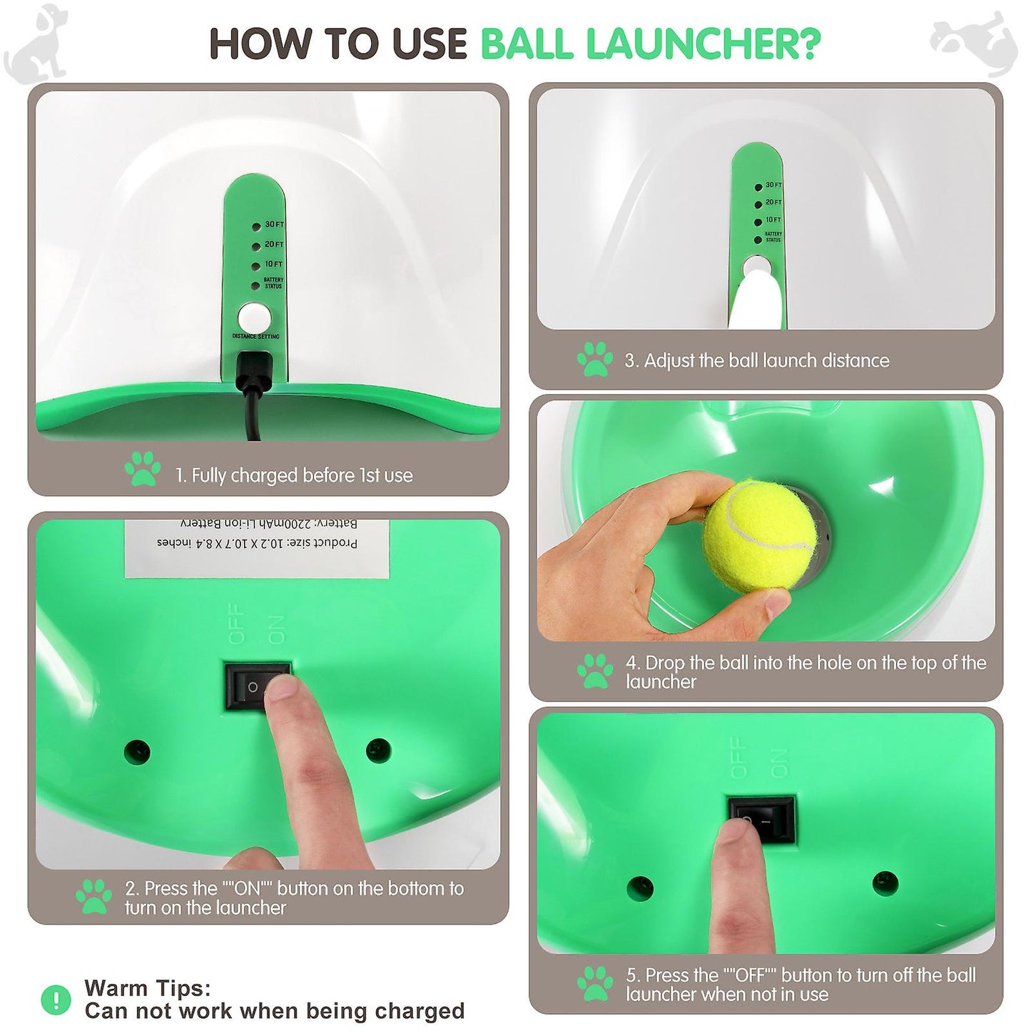 Automatic Ball Launcher for Dogs