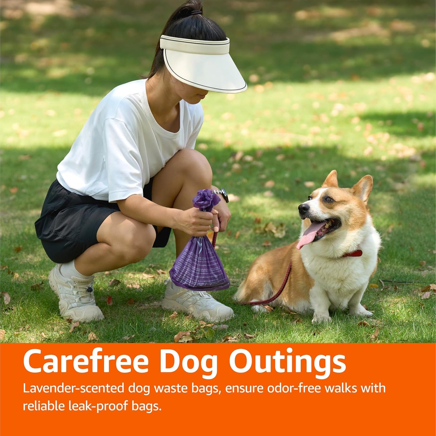 Premium Dog Poop Bags, 600 Count, Enhanced Leakproof, Premium Lavender Scented