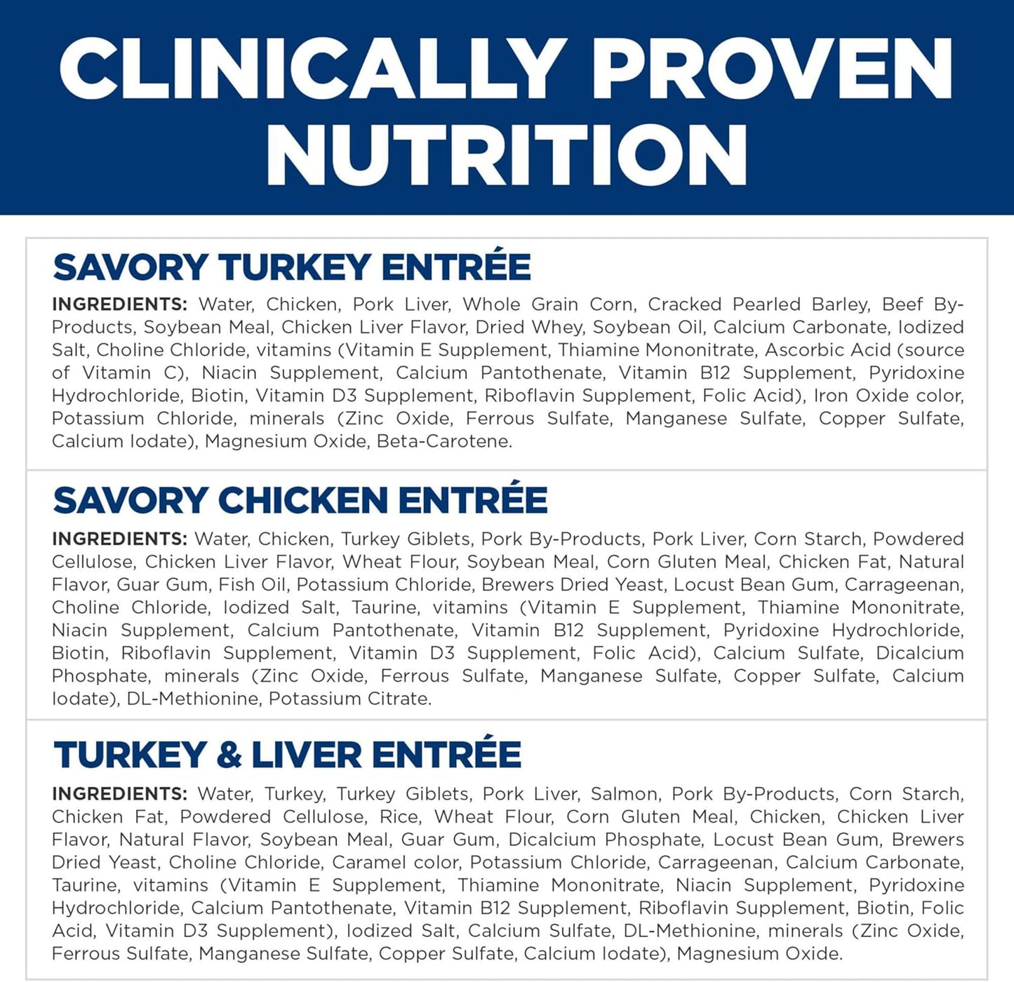 Adult 1-6, Adult 1-6 Premium Nutrition, Wet Cat Food, Variety Pack: Turkey; Chicken; Turkey & Liver Minced, 5 Oz Can Variety Pack, Case of 12