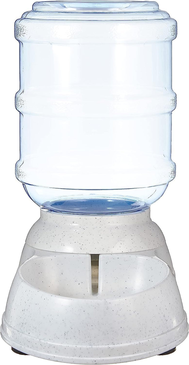 Gravity Pet Water Dispenser for Cat, Dog, 1 Gallon Capacity, Small, Gray
