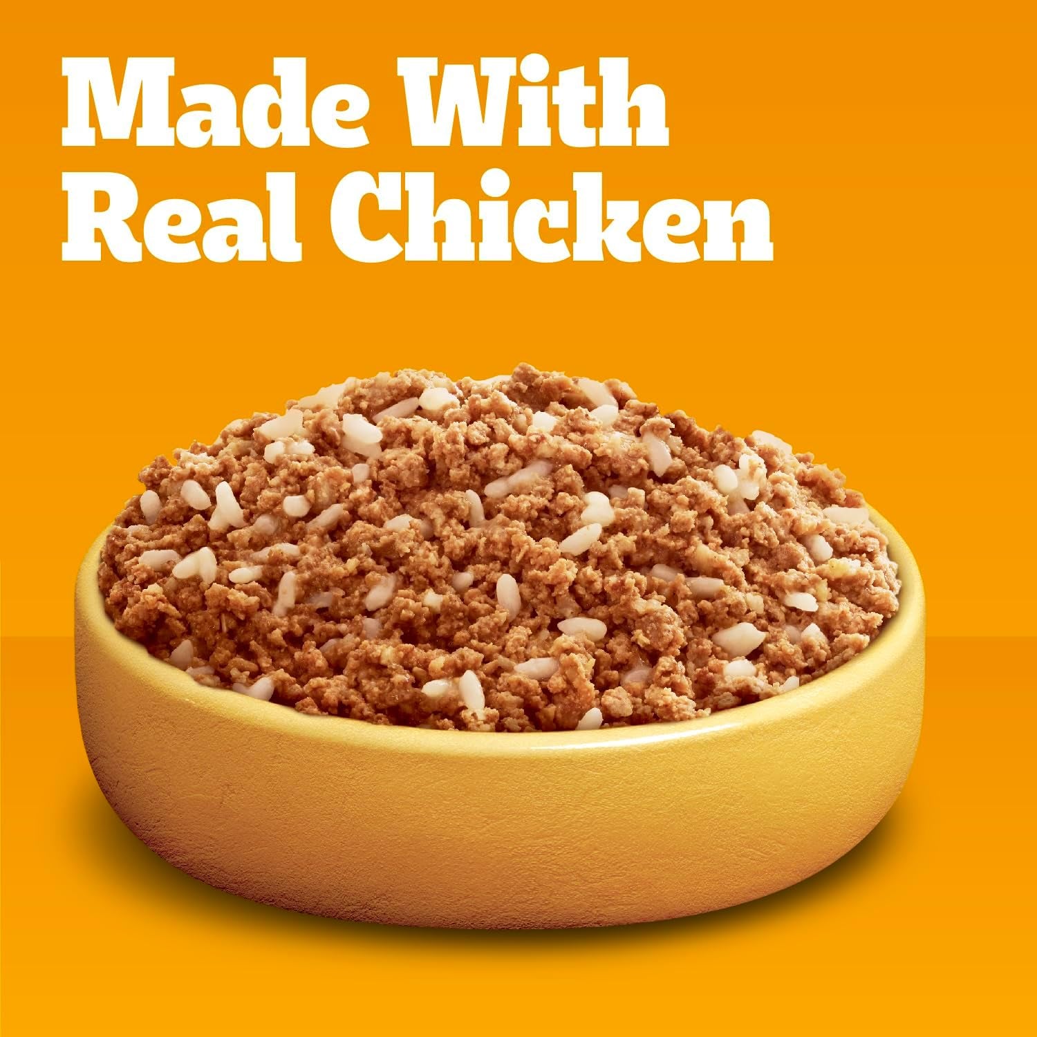 Chopped Ground Dinner Adult Canned Soft Wet Dog Food, Chicken & Rice Flavor, 13.2 Oz. Cans (12 Count, Pack of 1)