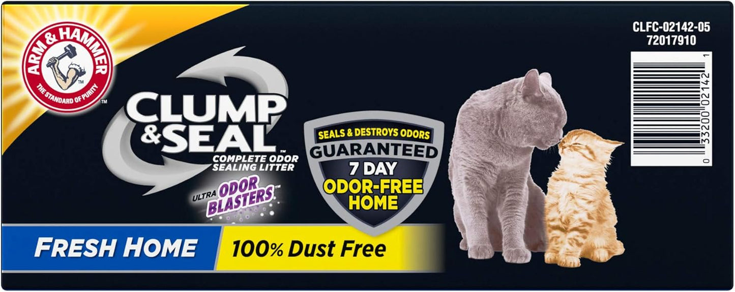 Clump & Seal Cat Litter, Fresh Scent 14Lb