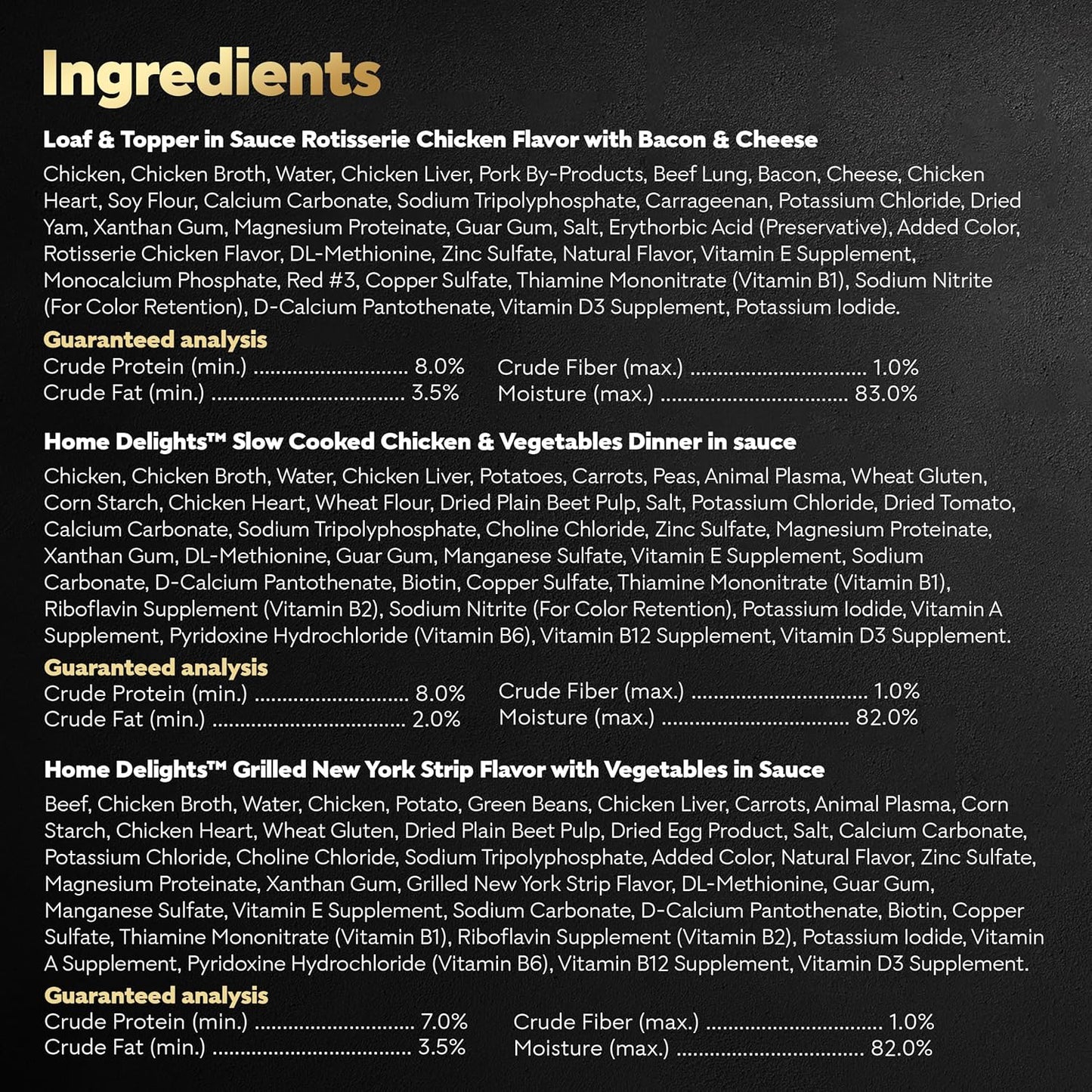 Wet Dog Food Classic Loaf in Sauce, Steak and Chicken Lovers Variety Pack with Real Meat or Real Chicken, 3.5 Oz. Easy Peel Trays (36 Count, Pack of 1)