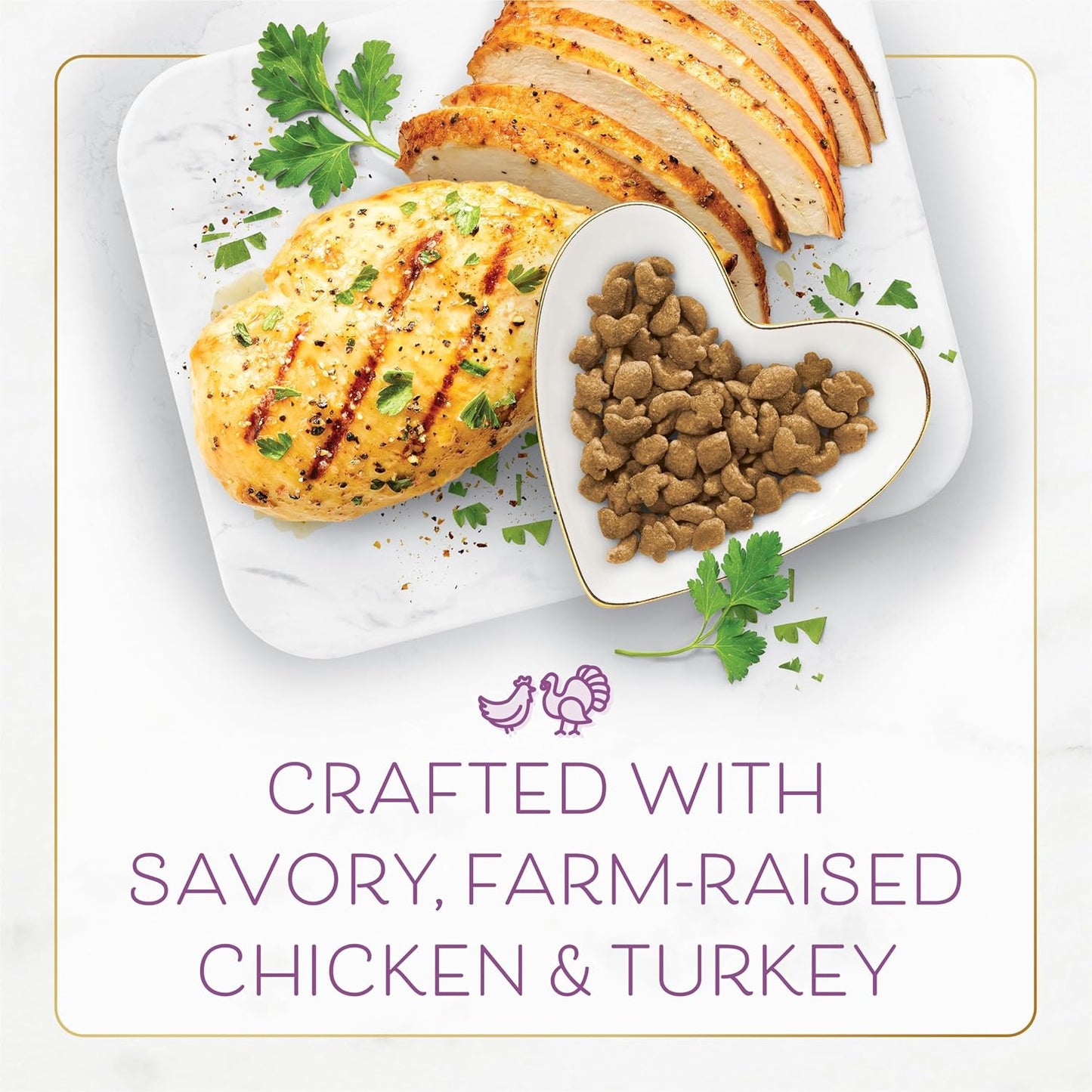Purina Dry Cat Food with Savory Farm-Raised Chicken and Turkey - 7 Lb. Bag