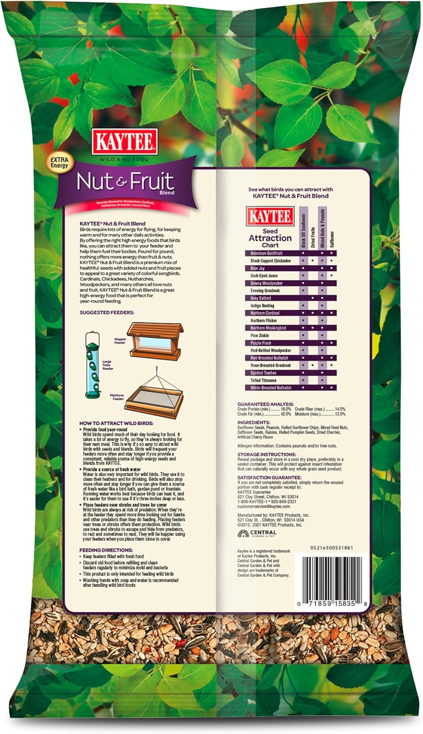Nut & Fruit Wild Bird Seed, 5 Lb