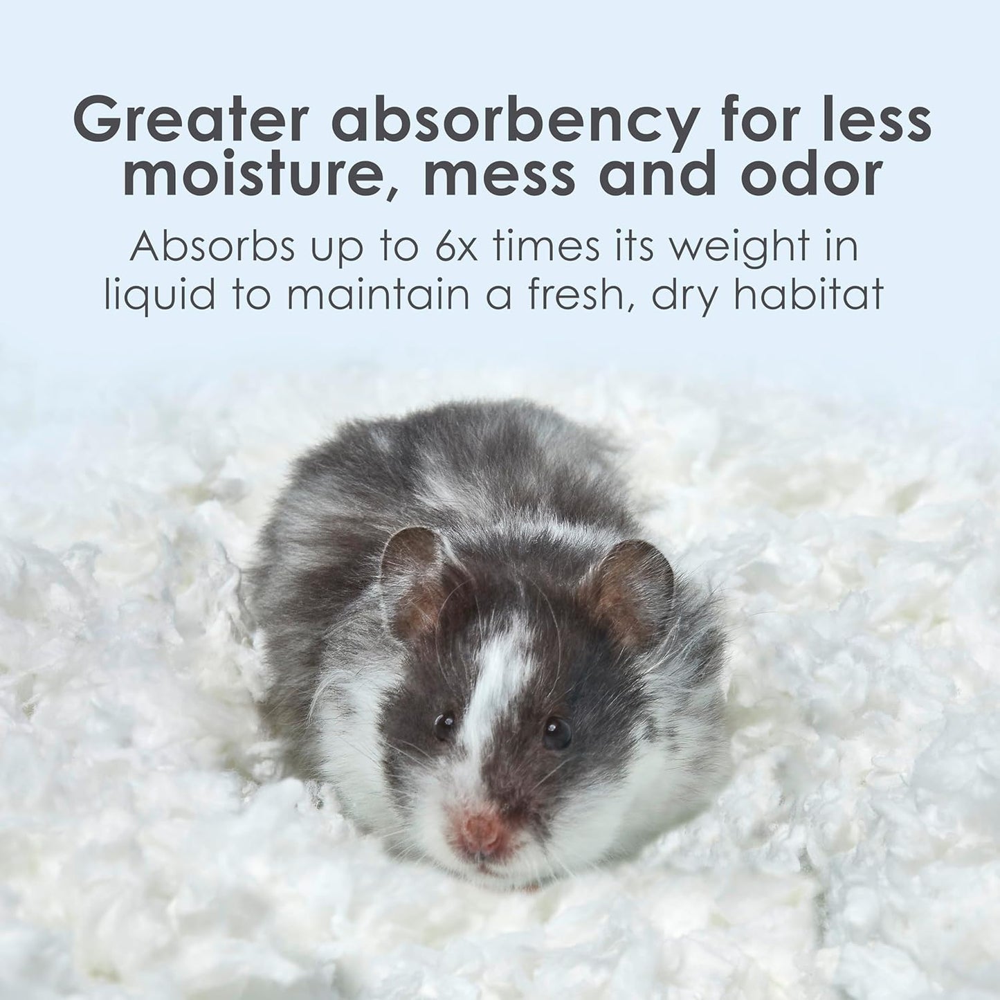Clean & Cozy White Paper Bedding, Made for Small Animals, 100 Liters, Pack of 2