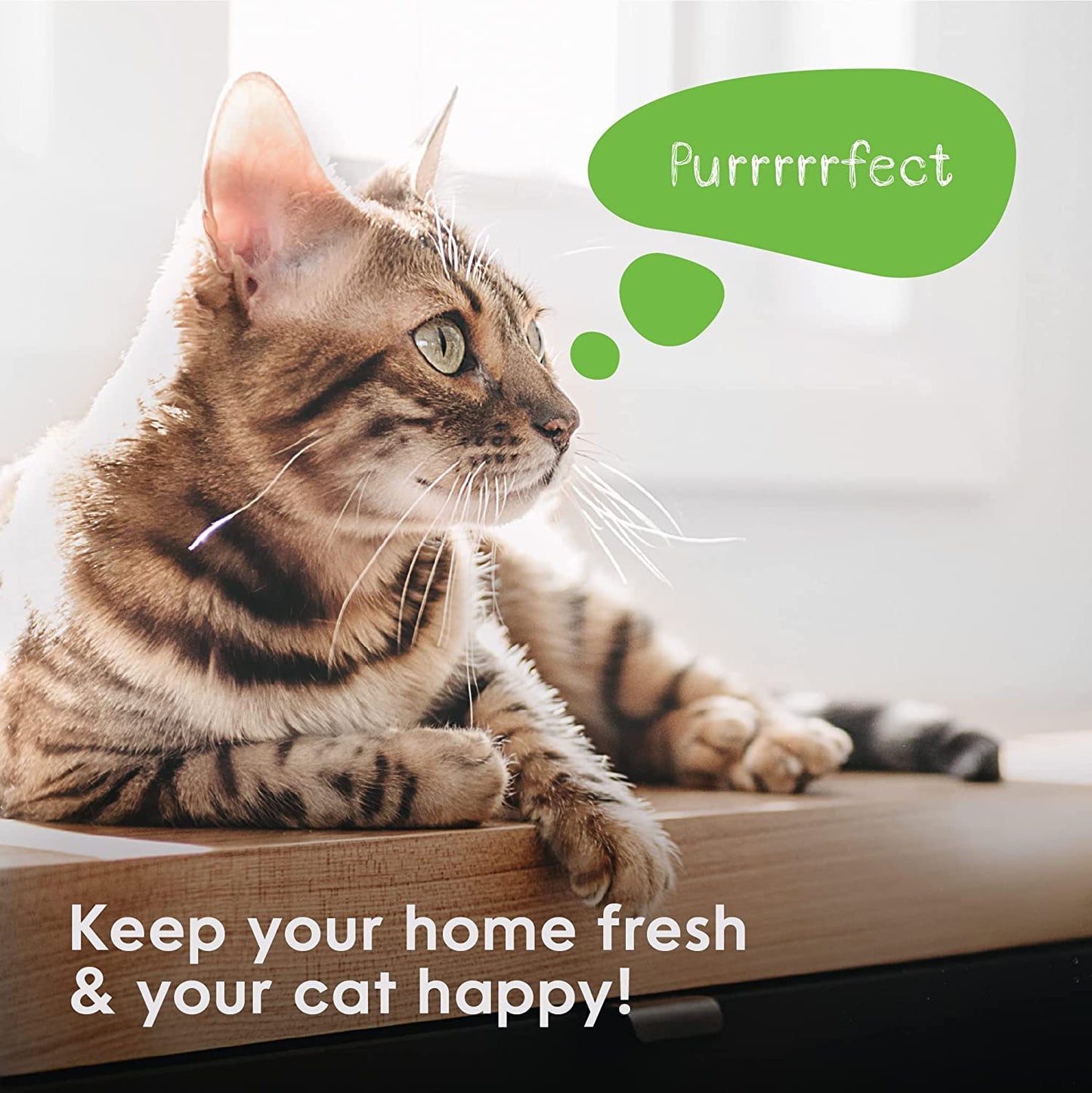 Refill Bags (4-Pack) | Multi-Layers of Odor-Barrier Technology | 1 Square Refill Cartridge Lasts up to 2 Months per Cat