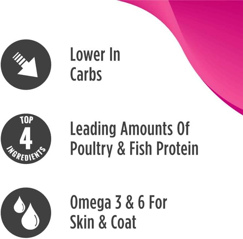 Freestyle High Protein Cat & Kitten Food, Chicken & Cod Recipe - Natural Grain-Free Dry Cat Food with Omega Fatty Acids & Probiotics, 14 Lb Bag