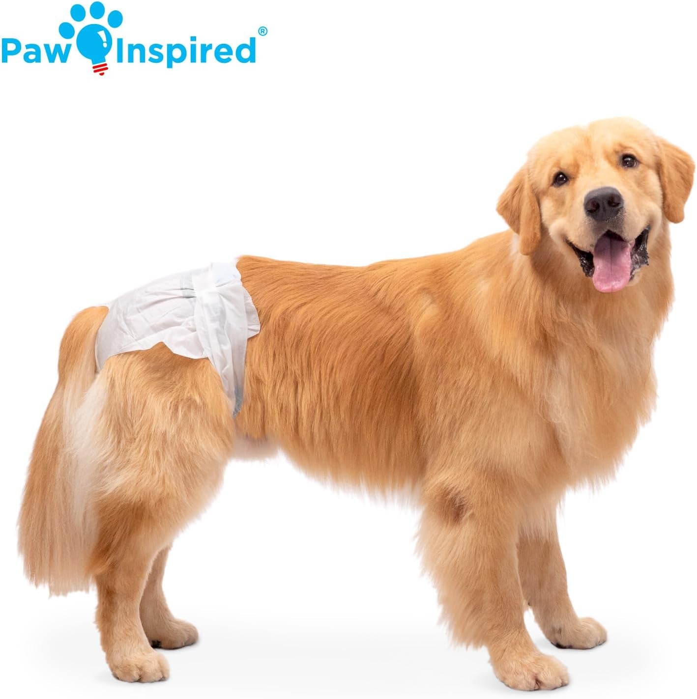 20Ct Disposable Dog Diapers | Female Dog Diapers Ultra Protection | Diapers for Dogs in Heat, Excitable Urination, or Incontinence (X-Large)