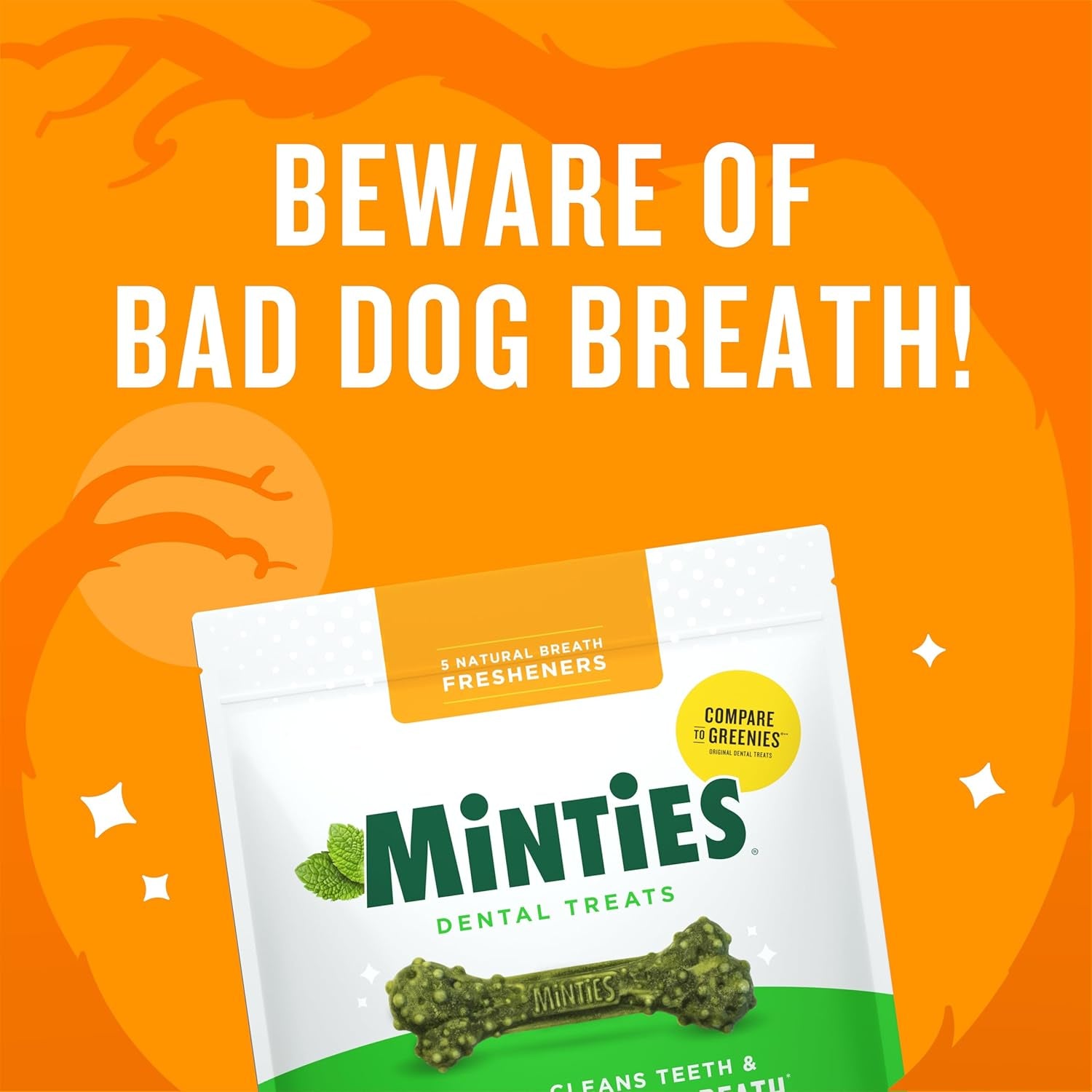 Dental Chews for Dogs, 36 Count, Vet-Recommended Mint-Flavored Treats for Large Dogs over 50 Lbs, Dental Bones Clean Teeth, Fight Bad Breath, and Removes Plaque and Tartar