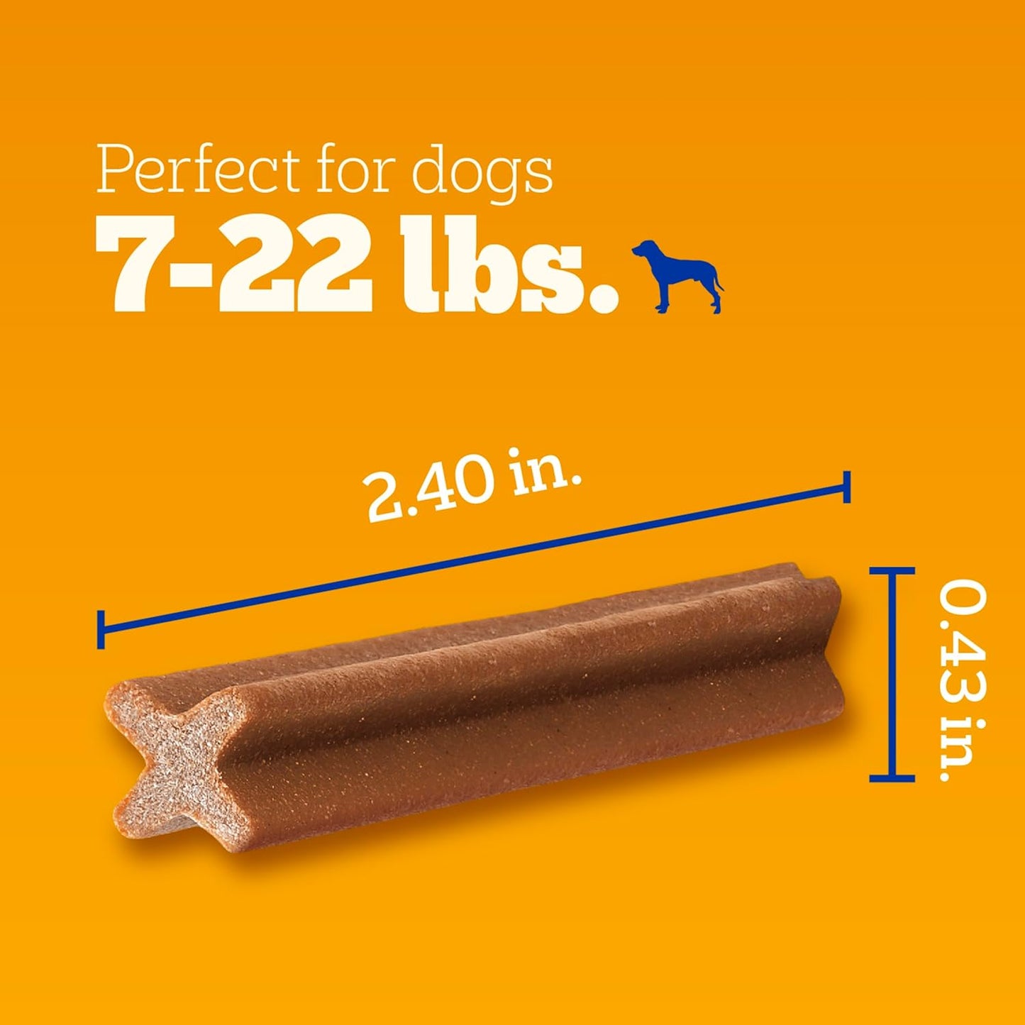 Dentastix Small and Toy Breed Dog Treats, Original with Real Chicken, 17.7 Oz. Bag (84 Treats)