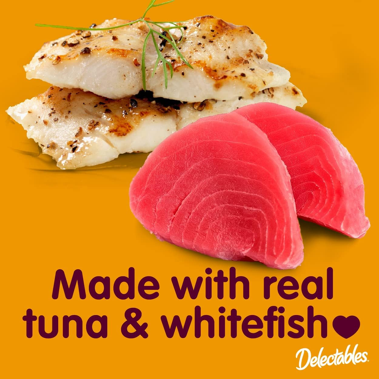 Delectables Stew Lickable Wet Cat Treats for Adult & Senior Cats, Tuna & Whitefish, 12 Count