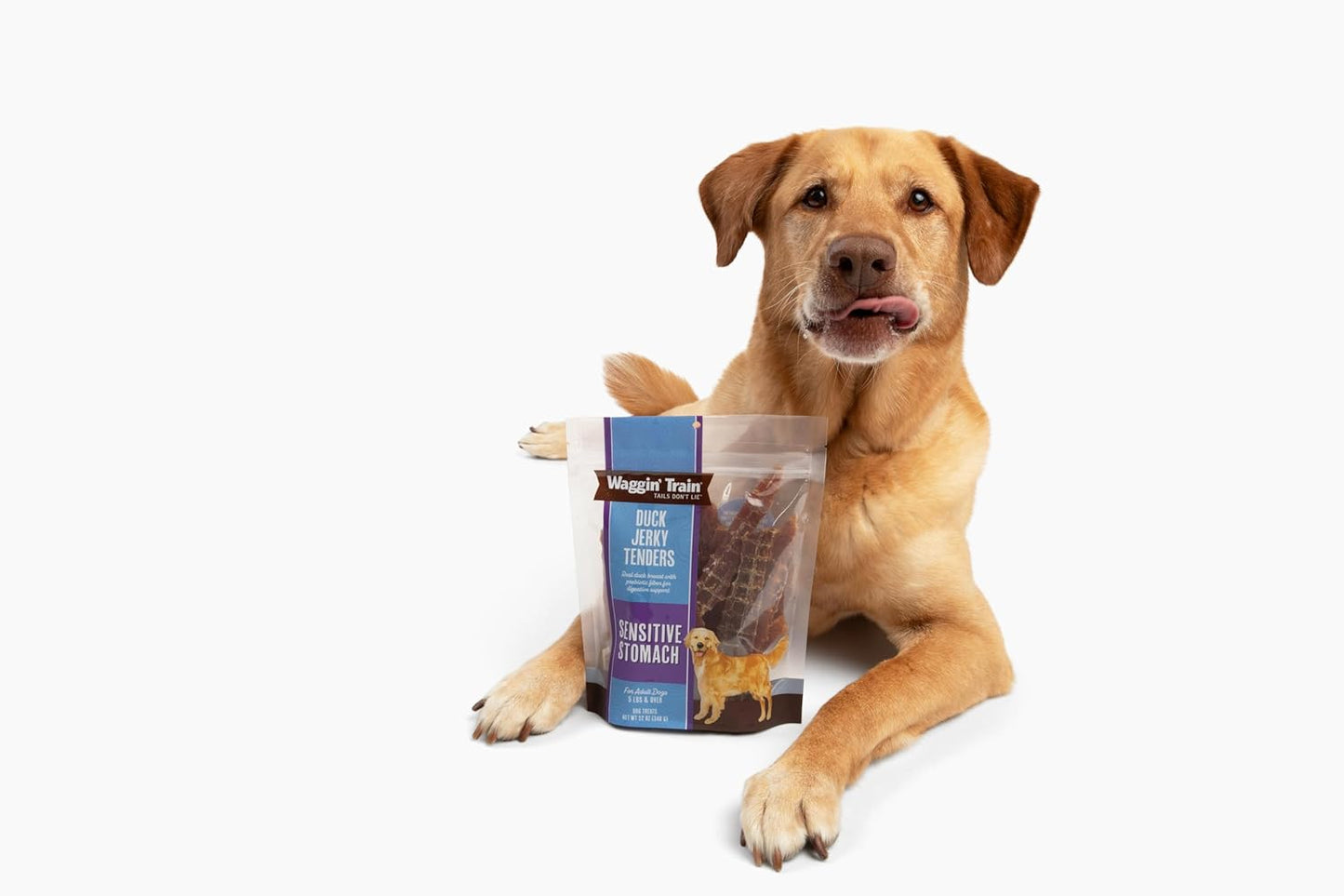 Duck Jerky Tenders for Sensitive Stomach for Dogs - 12 Oz Pouch - Grain Free, High Protein Dog Treat