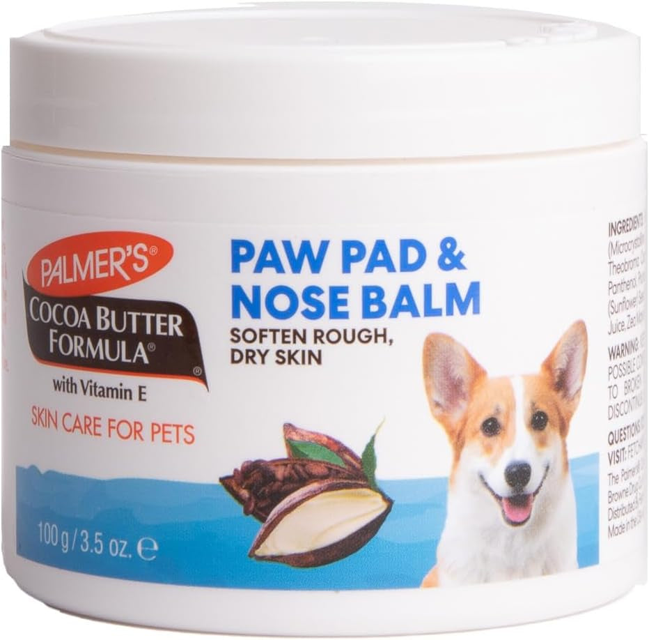 for Pets Cocoa Butter Fragrance Free Paw Pad & Nose Balm for Dogs - Dog Skin Soother Balm, Dog Paw Balm for Dry Skin & Pads - Cocoa Butter Formula with Vitamin E for Pets