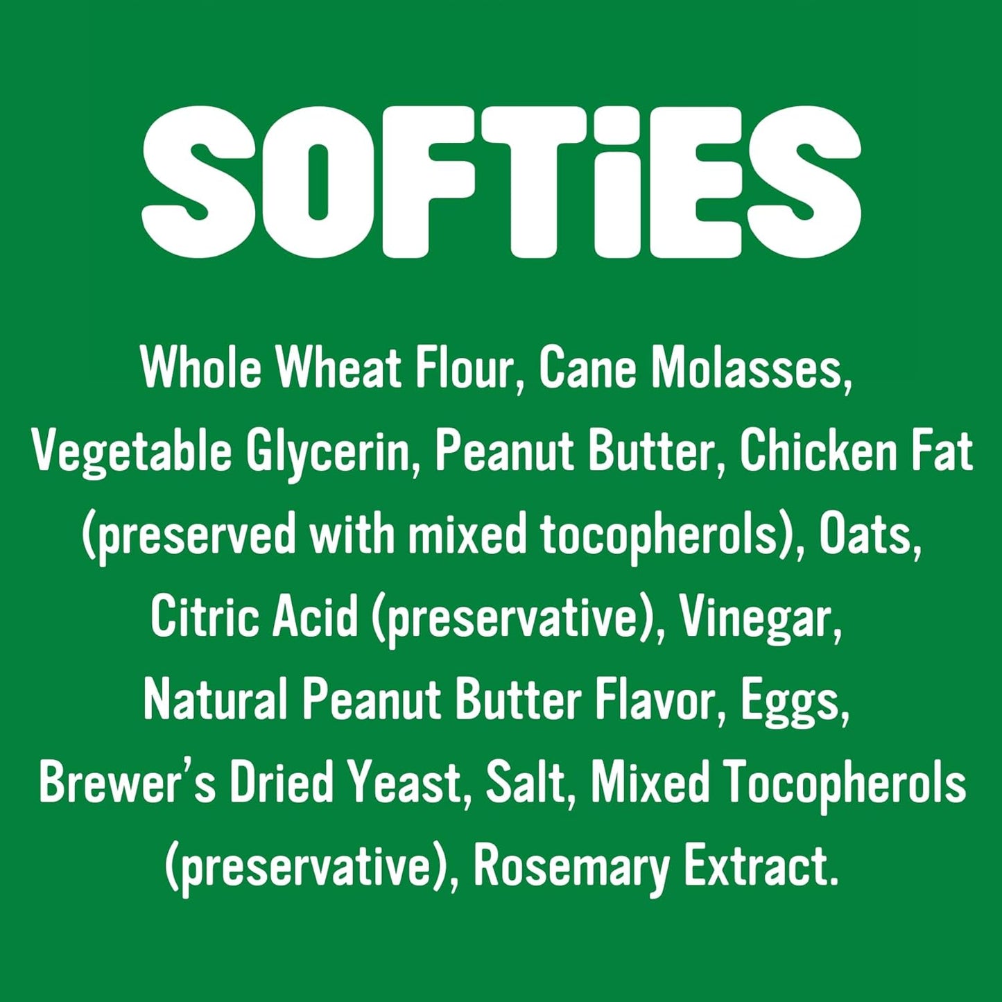 Natural Dog Treats, Softies, Peanut Butter Flavor, 16.2Oz Bag, 1 Bag