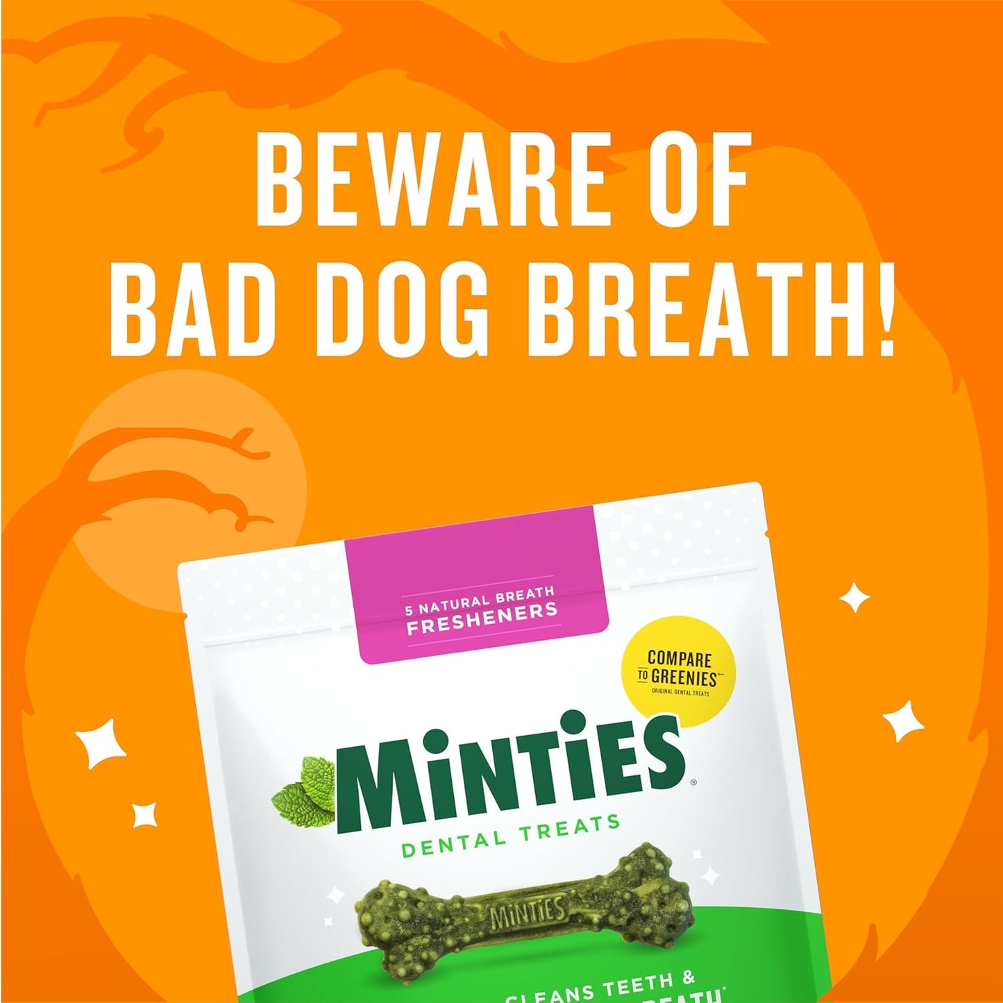Dental Chews for Dogs, 120 Count, Vet-Recommended Mint-Flavored Treats for Tiny/Small Dogs 5-24 Lbs, Dental Bones Clean Teeth, Fight Bad Breath, and Removes Plaque and Tartar