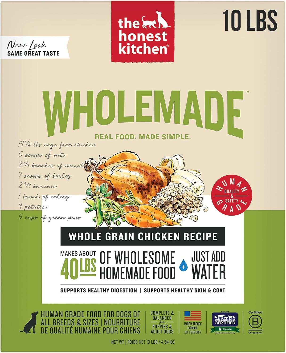 Wholemade™ Whole Grain Chicken Dog Food, 10 Lb Box