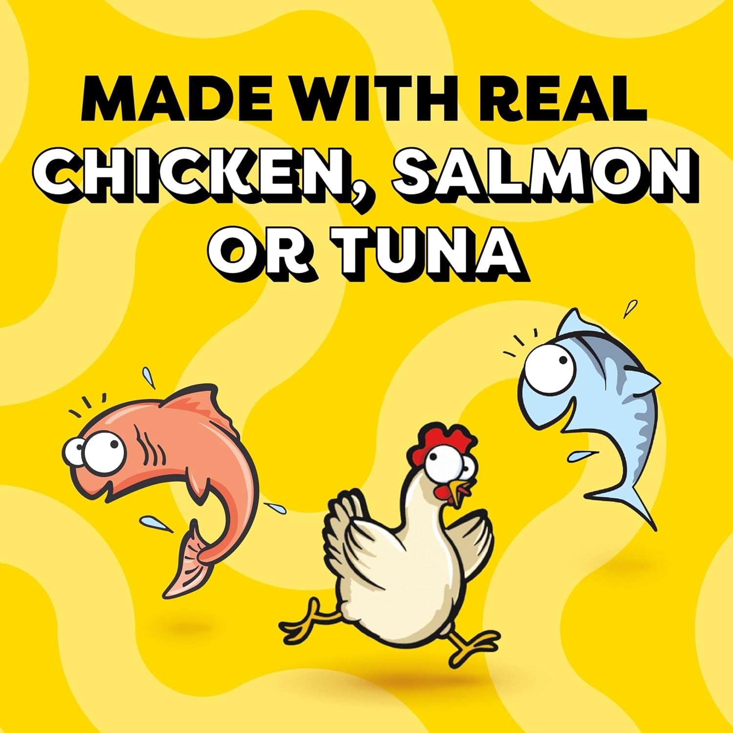 Creamy Puree Variety Pack of Lickable Cat Treats, 0.42 Oz. Tubes, 48 Count