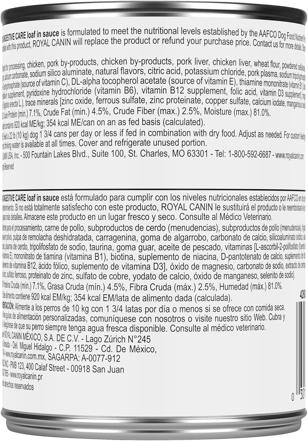 Canine Care Nutrition Digestive Care Adult Loaf in Sauce Dog Food, 13.5 Oz (Pack of 12)