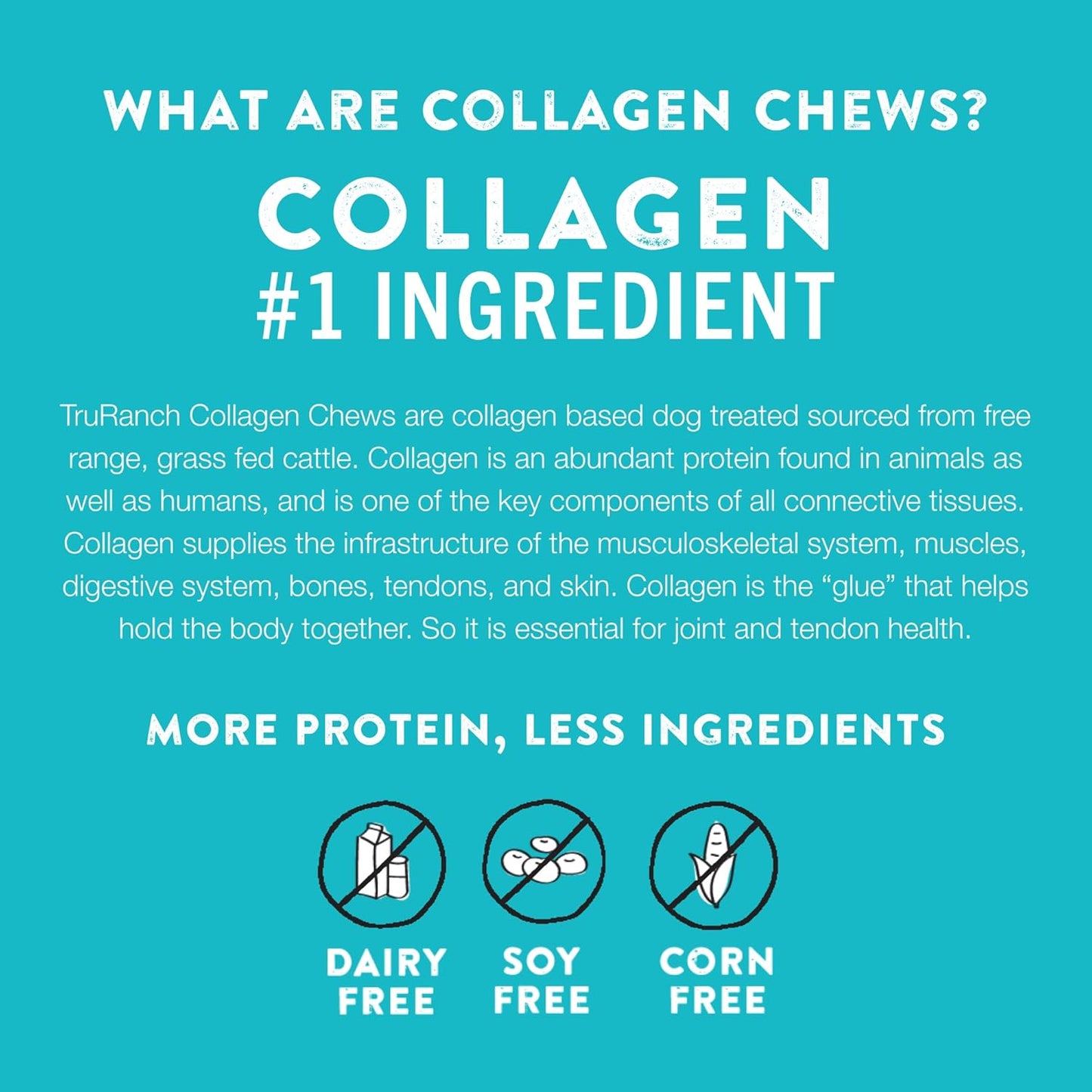 Collagen Sticks - 5" Collagen Sticks for Dogs - Long Lasting Healthy Joint Support Dog Treat - Rawhide Alternative - Skin & Coat Health - Made with Real Beef, 1 Bag, 15 Count