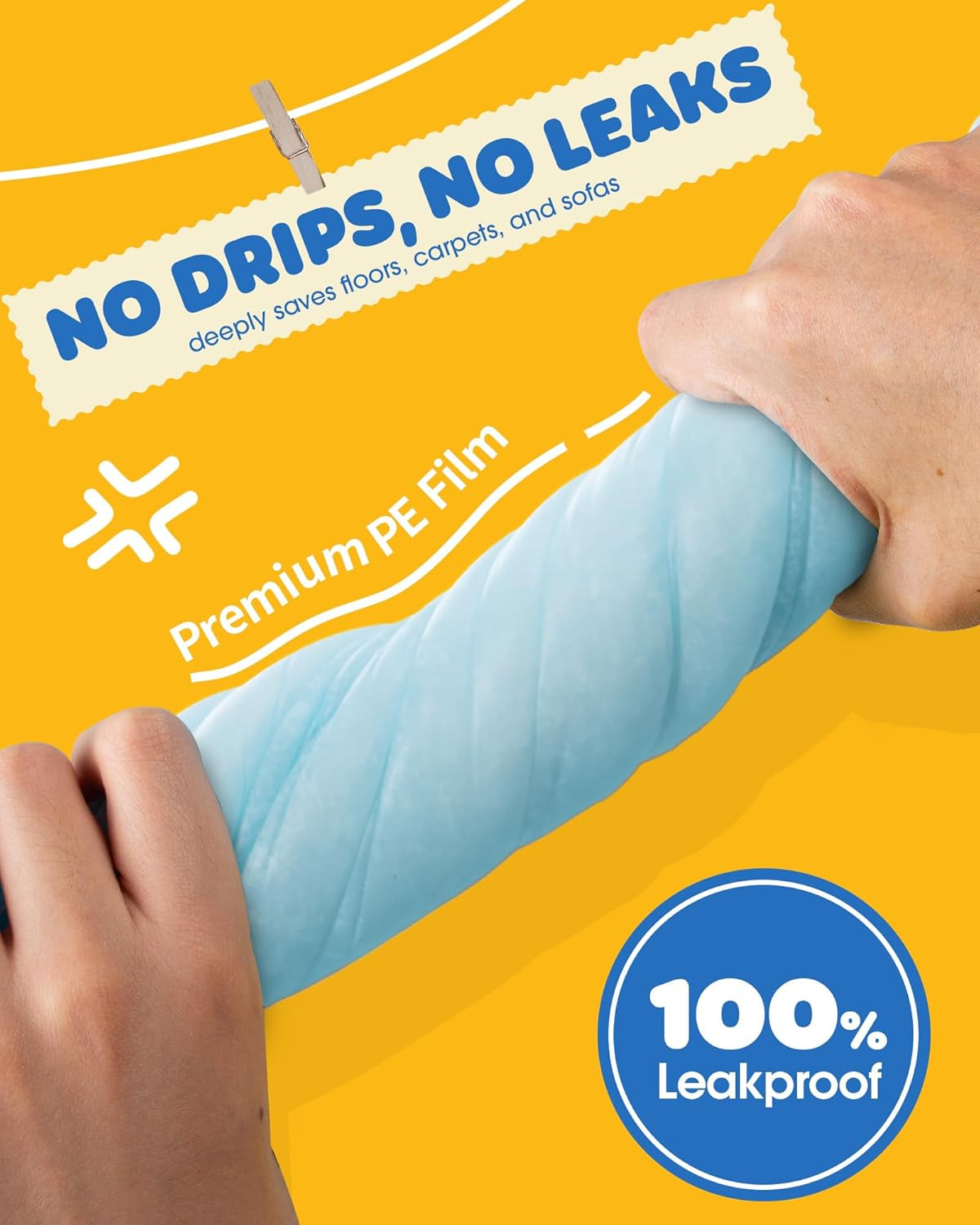 50-Pack X-Larg Puppy Pads - 34" X 28" Extra Large Pee Pads for Dogs with 6-Layer Leakproof Protection, Quick-Dry and Disposable Dog Pads with High Absorbency for Easy Potty Training