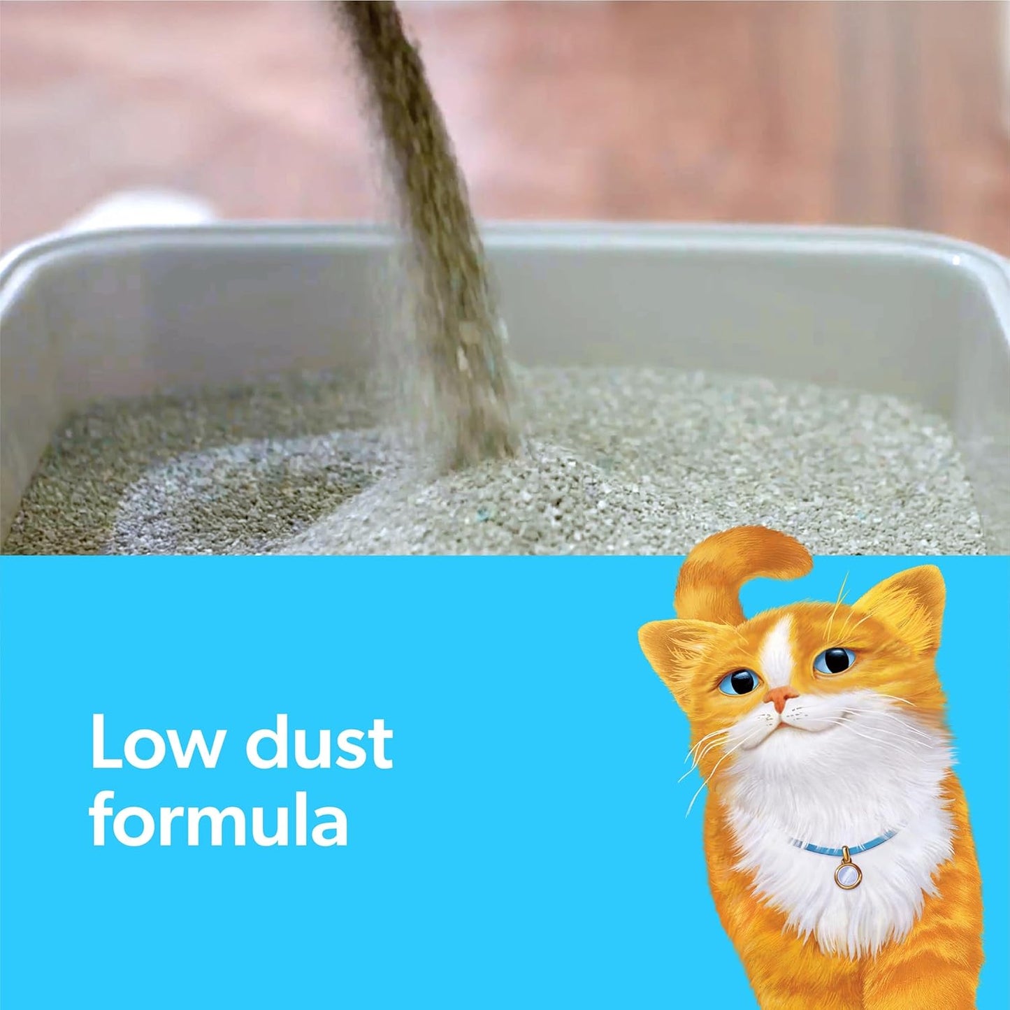 Advanced Simply Unscented Clumping Litter, Unscented Cat Litter Fights Odor on Contact, 18.5 Lb. Box