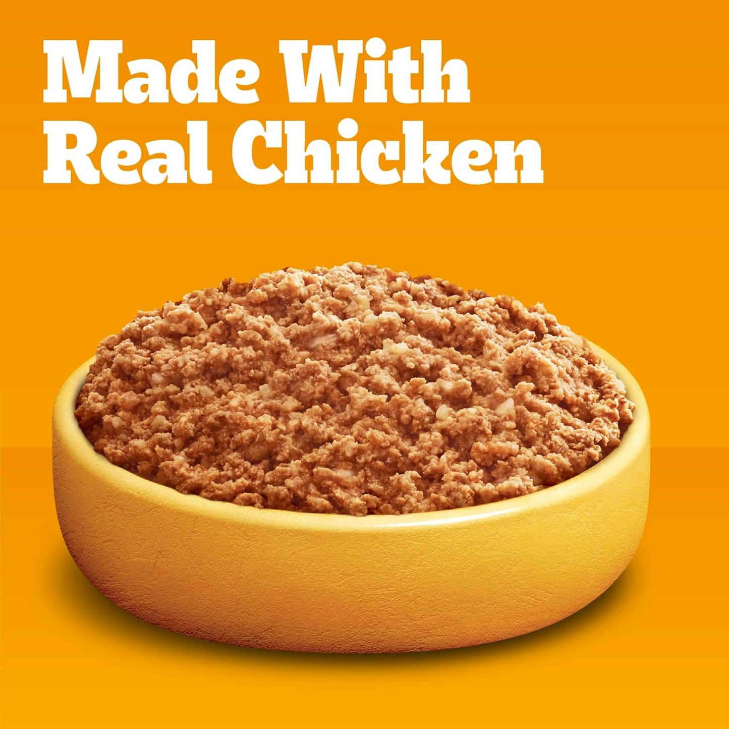 Chopped Ground Dinner Adult Canned Soft Wet Dog Food Chicken Flavor, 13.2 Oz. Cans (12 Count, Pack of 1)