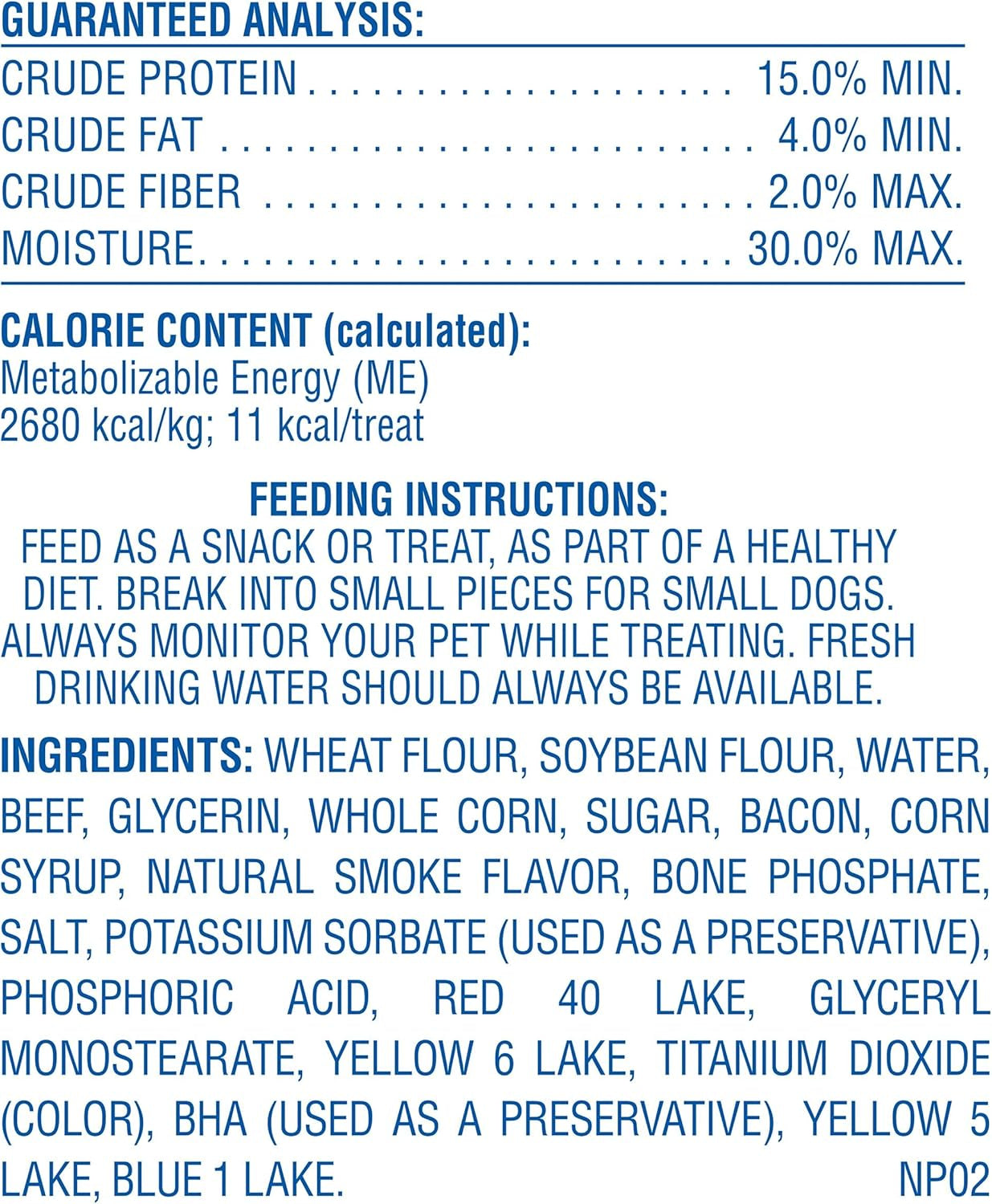 Dog Treats, Bacon Flavor, 47 Ounce, Made with Real Bacon