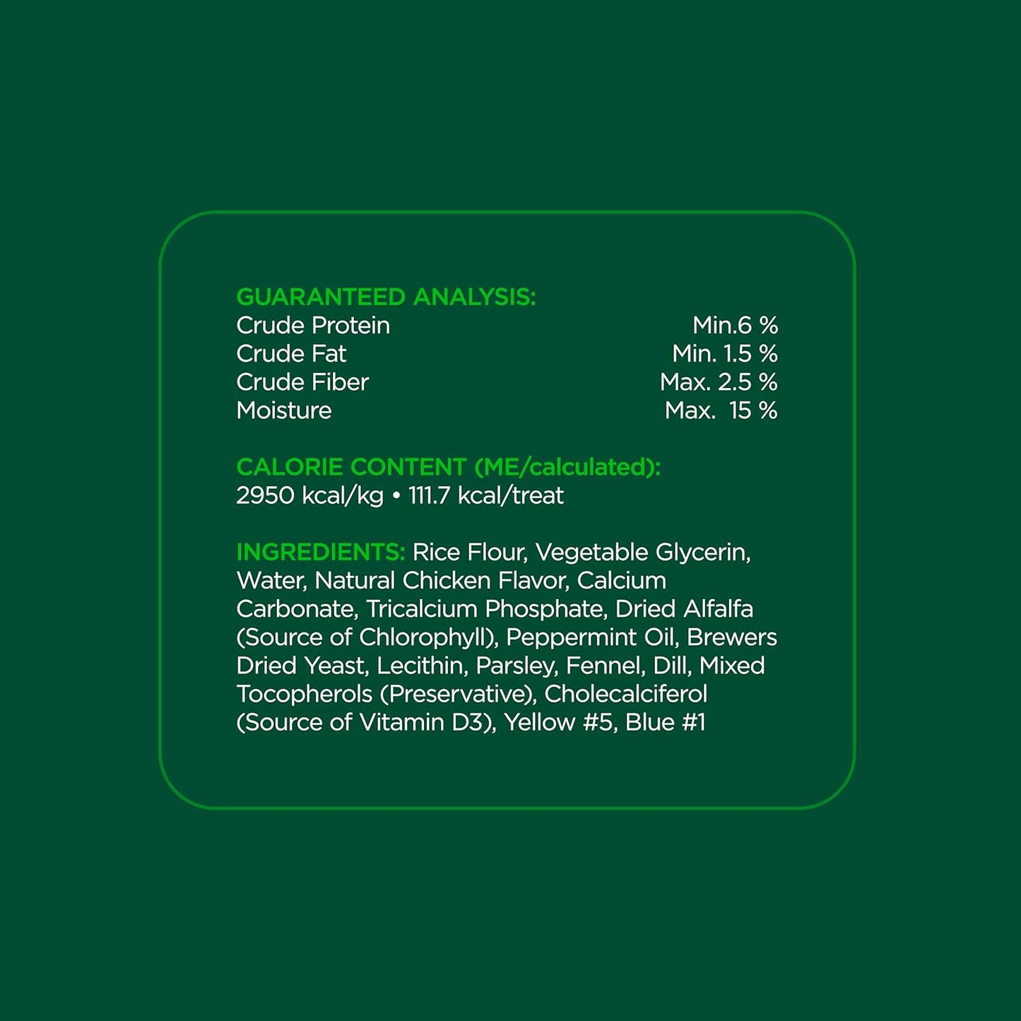 Dental Chews for Dogs, 36 Count, Vet-Recommended Mint-Flavored Treats for Large Dogs over 50 Lbs, Dental Bones Clean Teeth, Fight Bad Breath, and Removes Plaque and Tartar