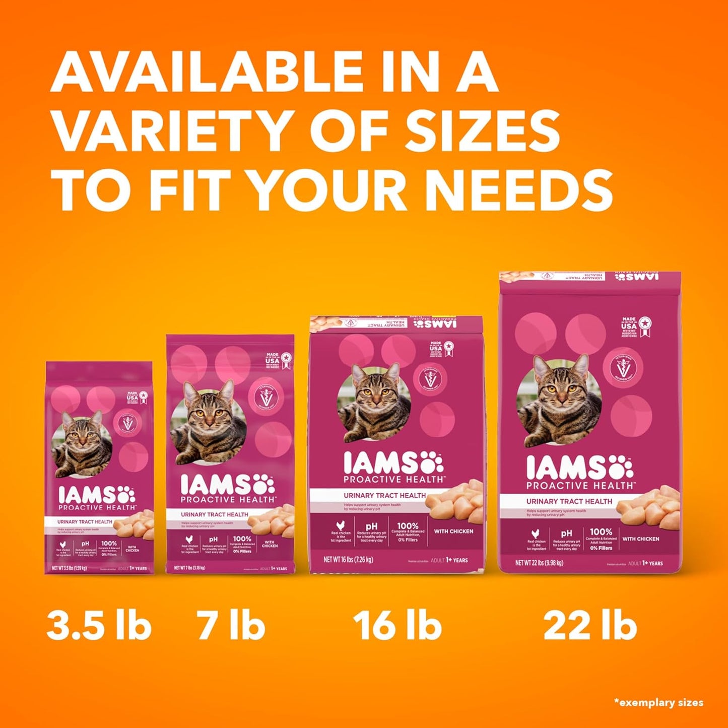 Proactive Health Adult Urinary Tract Healthy Dry Cat Food with Chicken, 22 Lb. Bag