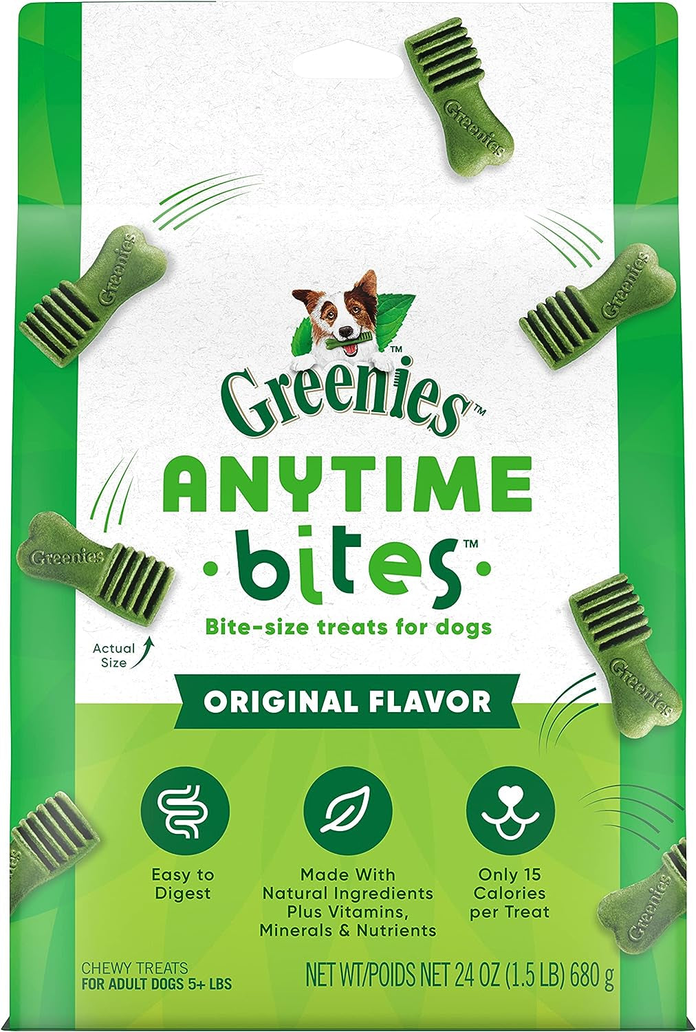 Anytime Bites Dog Treats, Original Flavor, 24 Oz. Bag