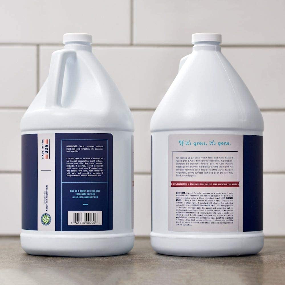 Stain & Odor Eliminator for Strong Odor - Enzyme Pet Odor Eliminator for Home - Carpet Stain Remover for Cats & Dog Pee - Enzymatic Cat Urine Destroyer - Carpet Cleaner Spray