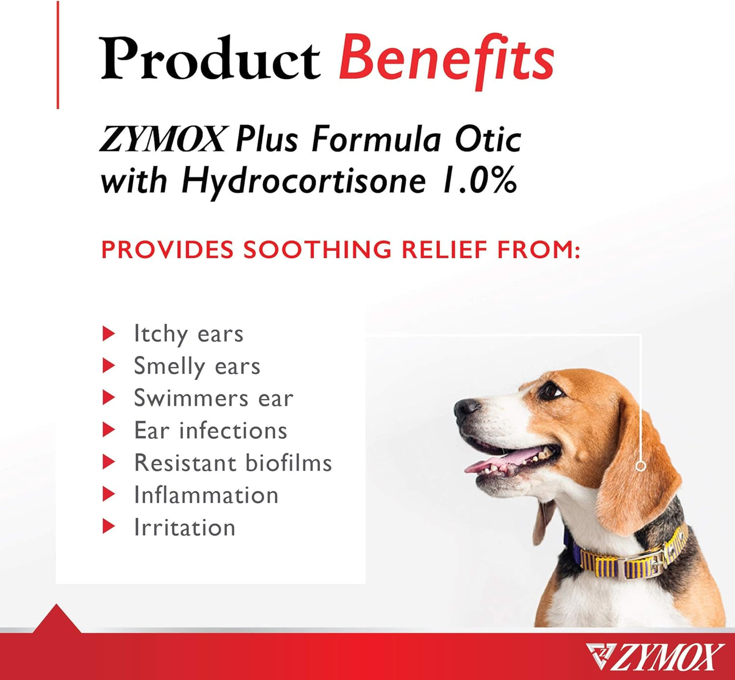 Advanced Formula Otic plus Enzymatic Ear Solution for Dogs and Cats with 1% Hydrocortisone, 1.25Oz