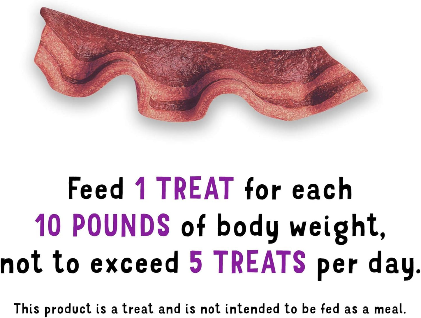 Strips with Real Meat Dog Treats with Bacon and Beef Flavors - (Pack of 2) 26 Oz. Pouches