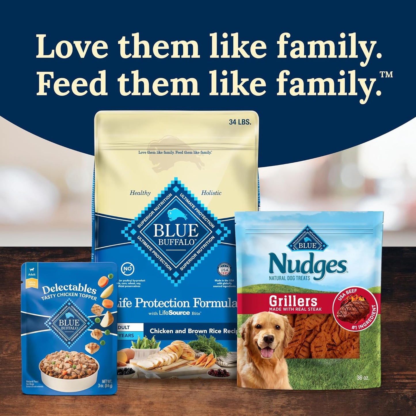 Delectables Natural Wet Dog Food Toppers Variety Pack, Tasty Chicken & Hearty Beef, Cuts in Gravy, 3-Oz. (12 Pouches, 6 of Each Flavor)