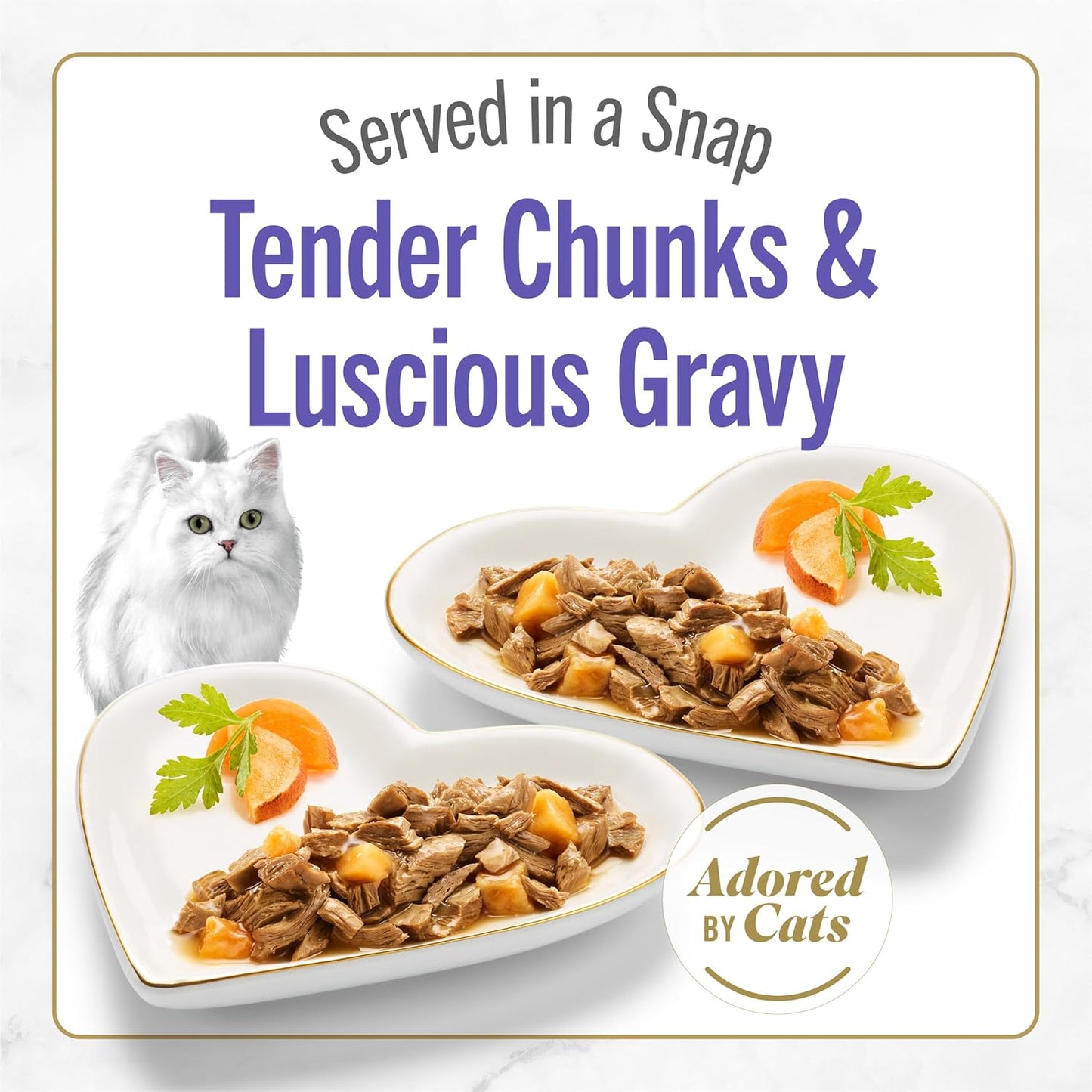 Purina Petites with Roasted Turkey Entrée with Sweet Potato in Gravy Gourmet Wet Cat Food - (Pack of 12) 2.8 Oz. Tubs