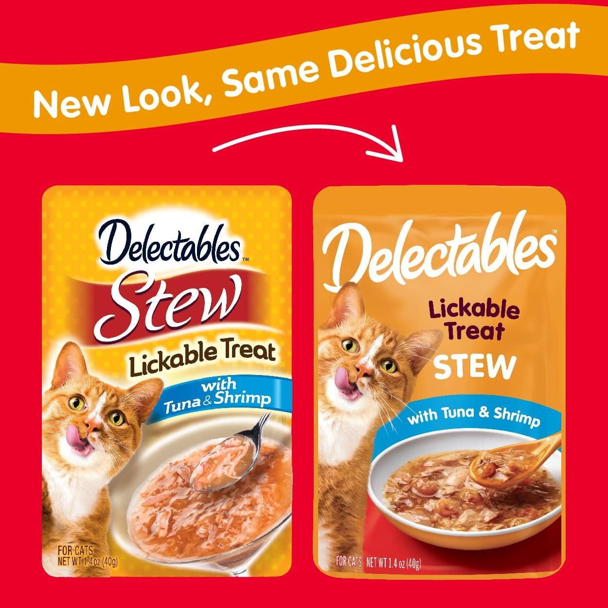 Delectables Stew Lickable Wet Cat Treats for Adult & Senior Cats, Tuna & Shrimp, 12 Count, 1.4 Ounce (Pack of 12)