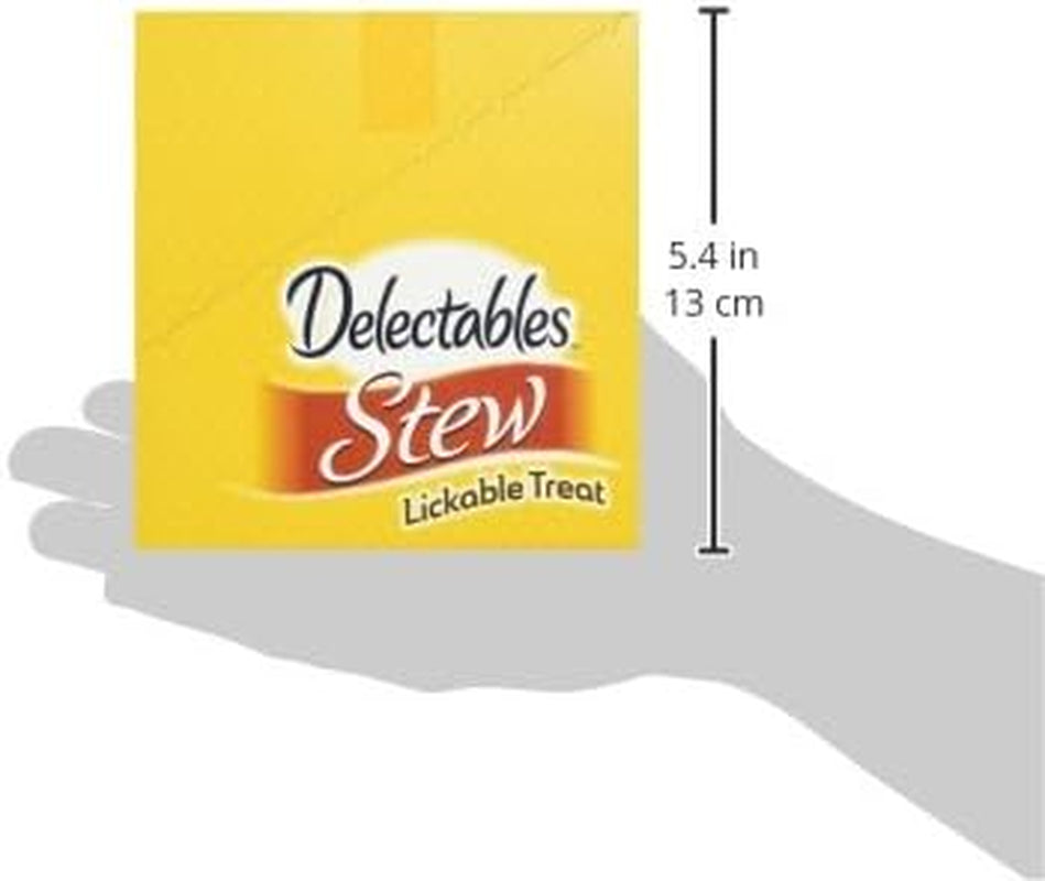 Delectables Stew Lickable Wet Cat Treats for Adult & Senior Cats, Tuna & Shrimp, 12 Count, 1.4 Ounce (Pack of 12)