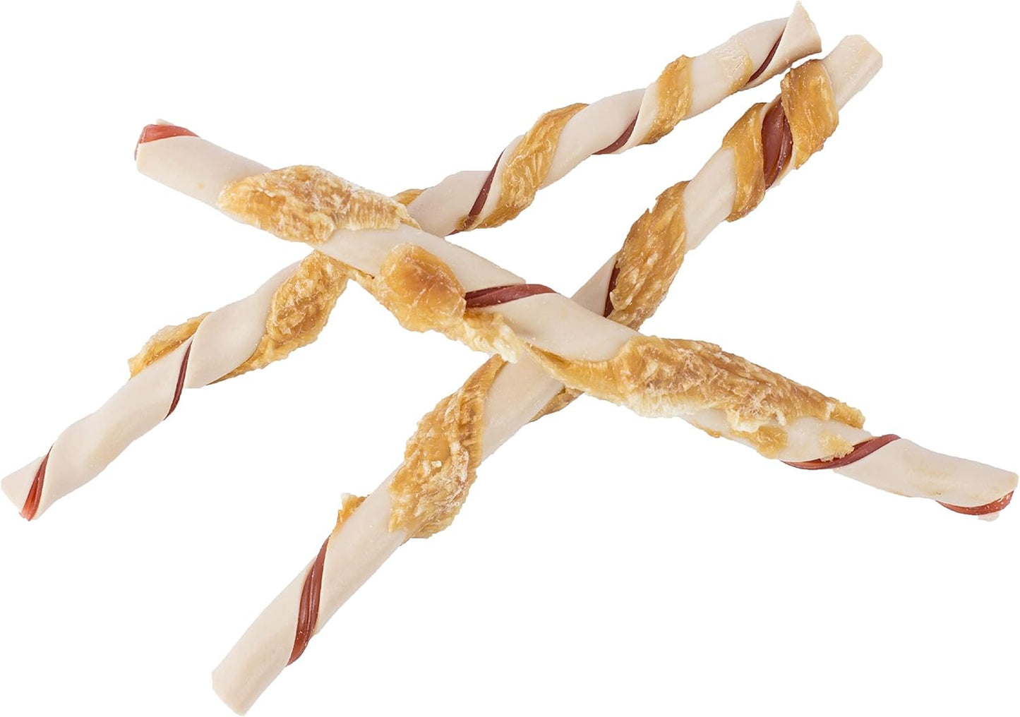 Twist Sticks, Wrapped with Real Chicken, Rawhide-Free Chews for Dogs, 50 Count
