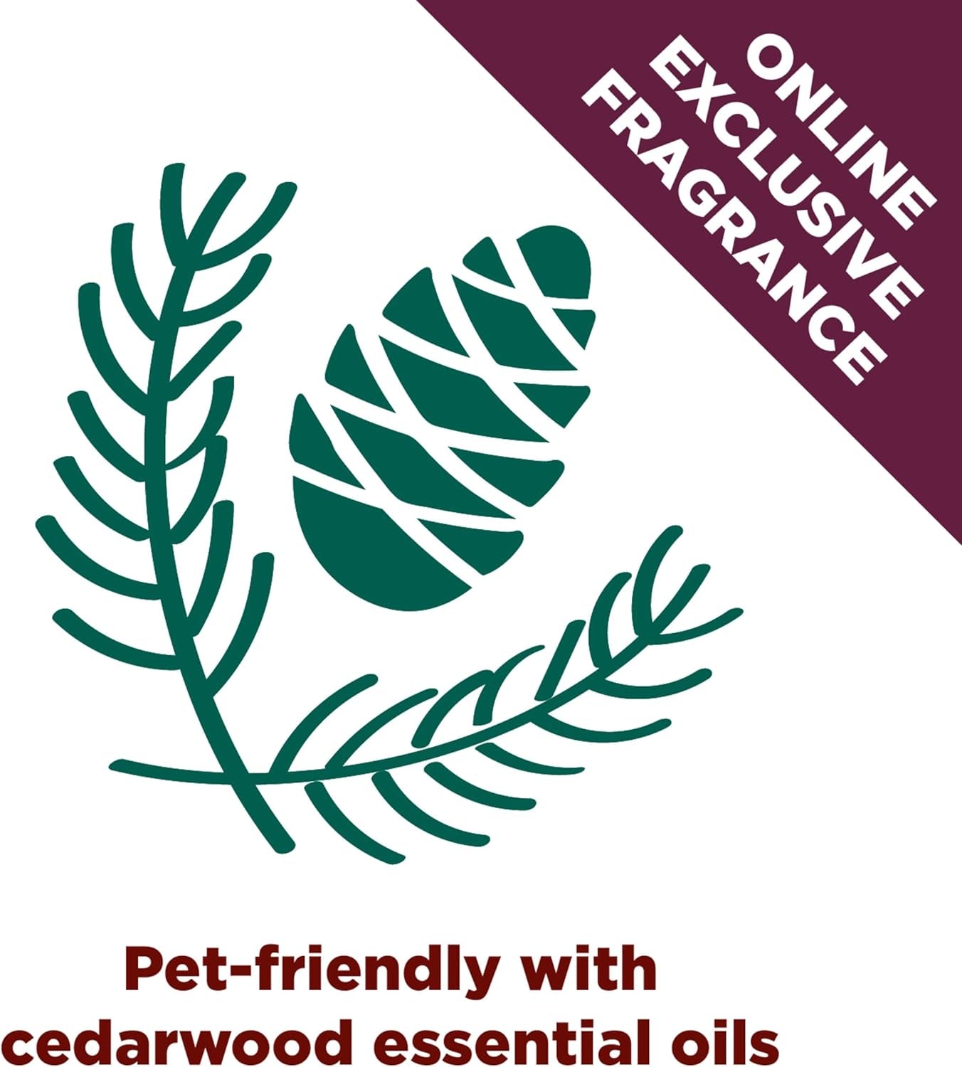 Forever Fresh Clumping Cat Litter Cedarwood, Multicat 18Lb, Pet Friendly with Essential Oils