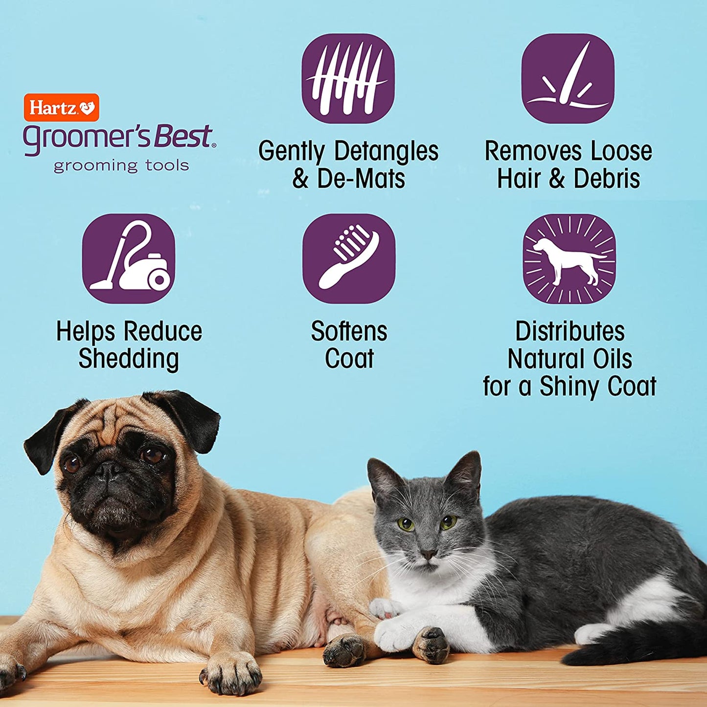 Groomer'S Best Combo Dog Brush, Multi-Colored