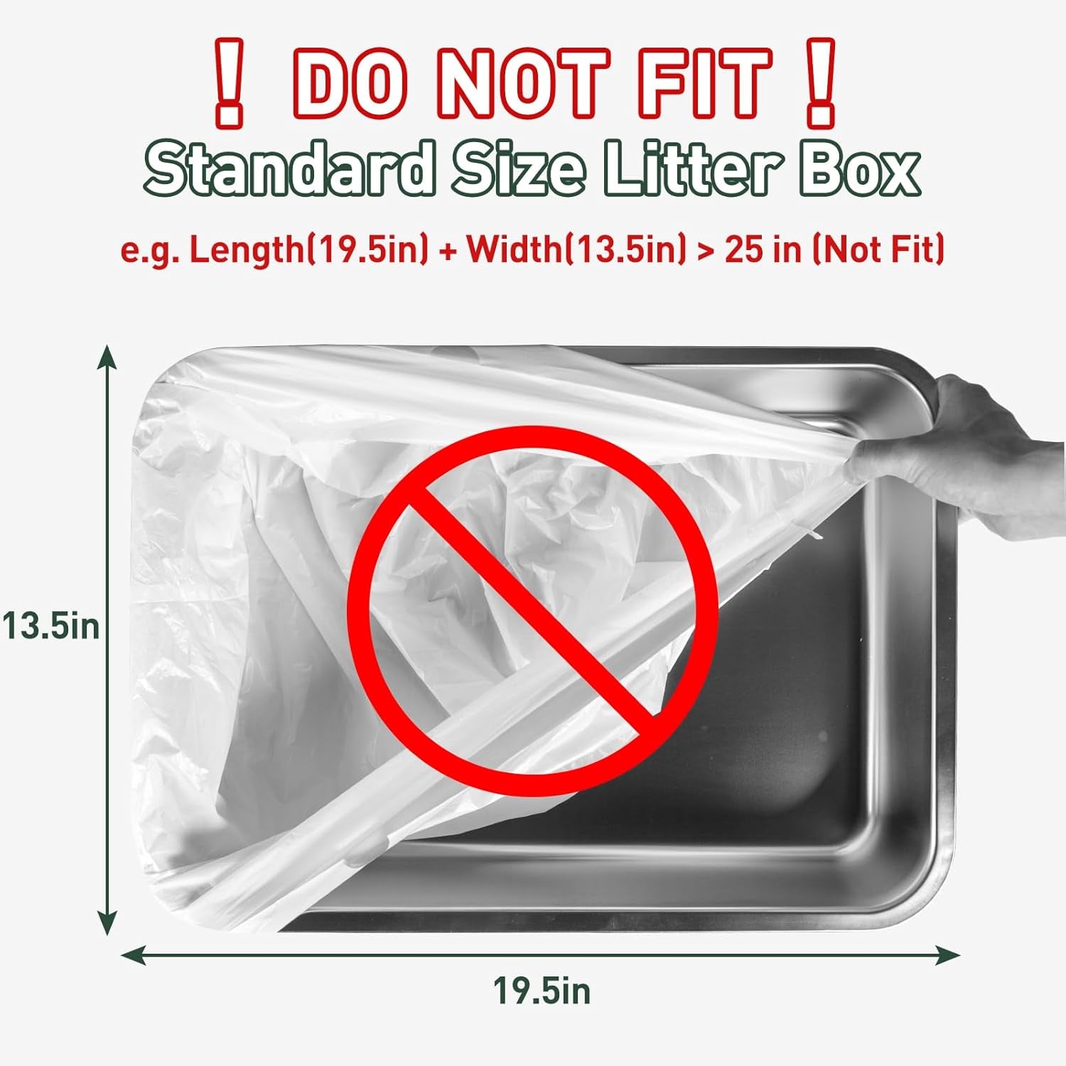 120 Count Cat Litter Box Liners for Automatic Cat Litter Box and Litter Box Robot 4/3, Heavy-Duty, Extra Thick, Economy Bulk Pack