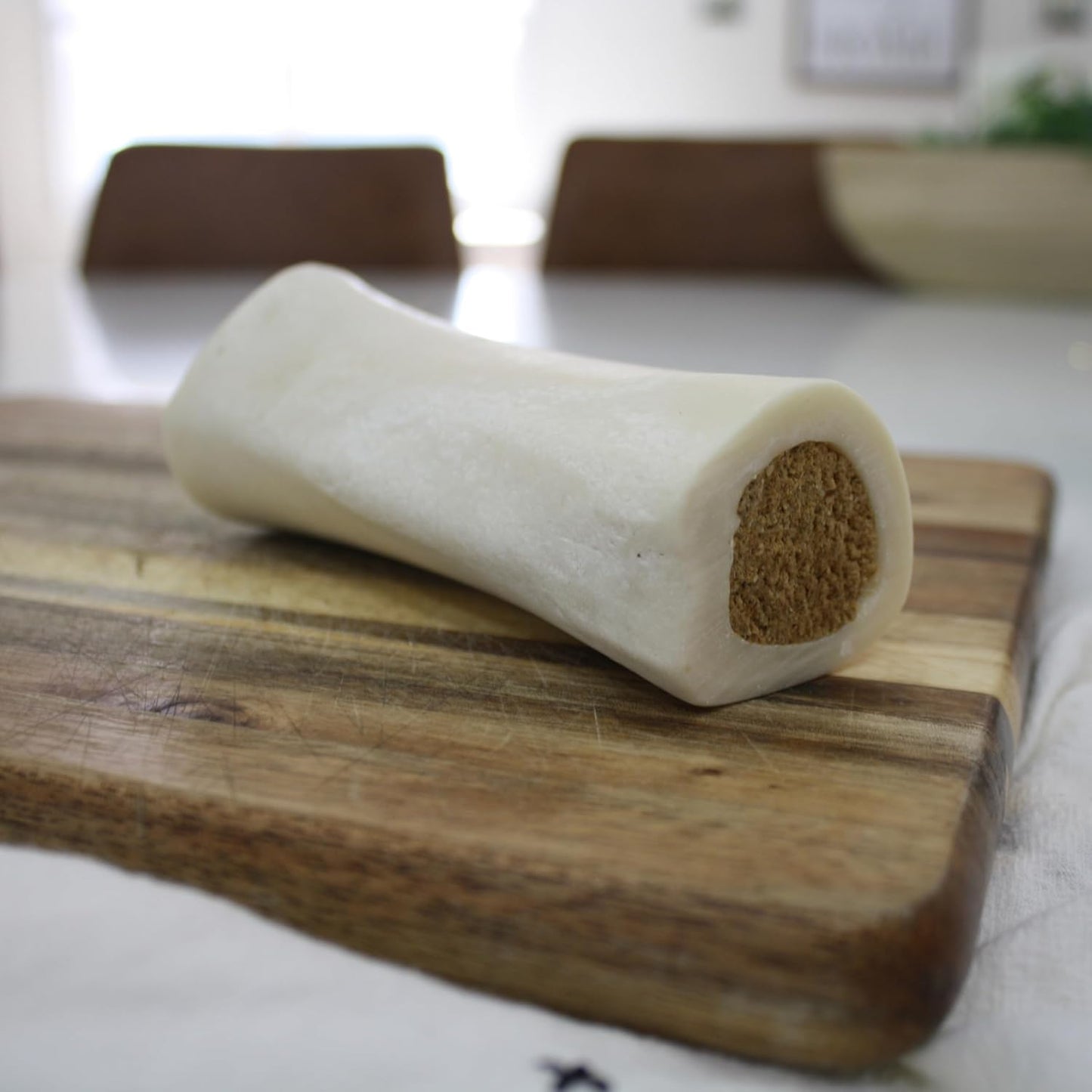Stuffed Shin Bone - Highly Digestible, High Protein, Long-Lasting Dog Chew Bone for Aggressive Chewers, Supports Dental Health, - Peanut Butter Flavor, Large (1 Count)