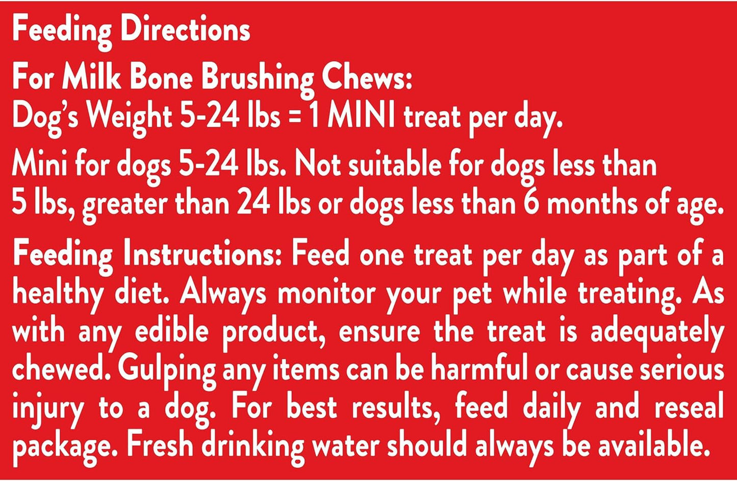 Fresh Breath Brushing Chews, 48 Mini Daily Dental Dog Treats Scrubbing Action Helps Clean Teeth