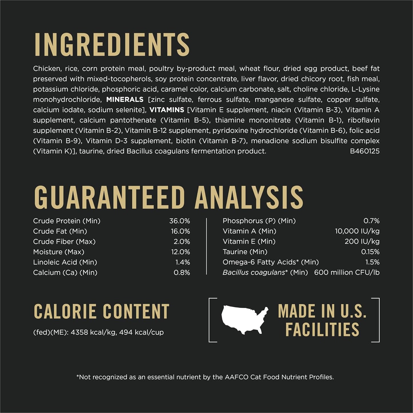 Allergen Reducing, High Protein Cat Food, LIVECLEAR Chicken and Rice Formula - 16 Lb. Bag