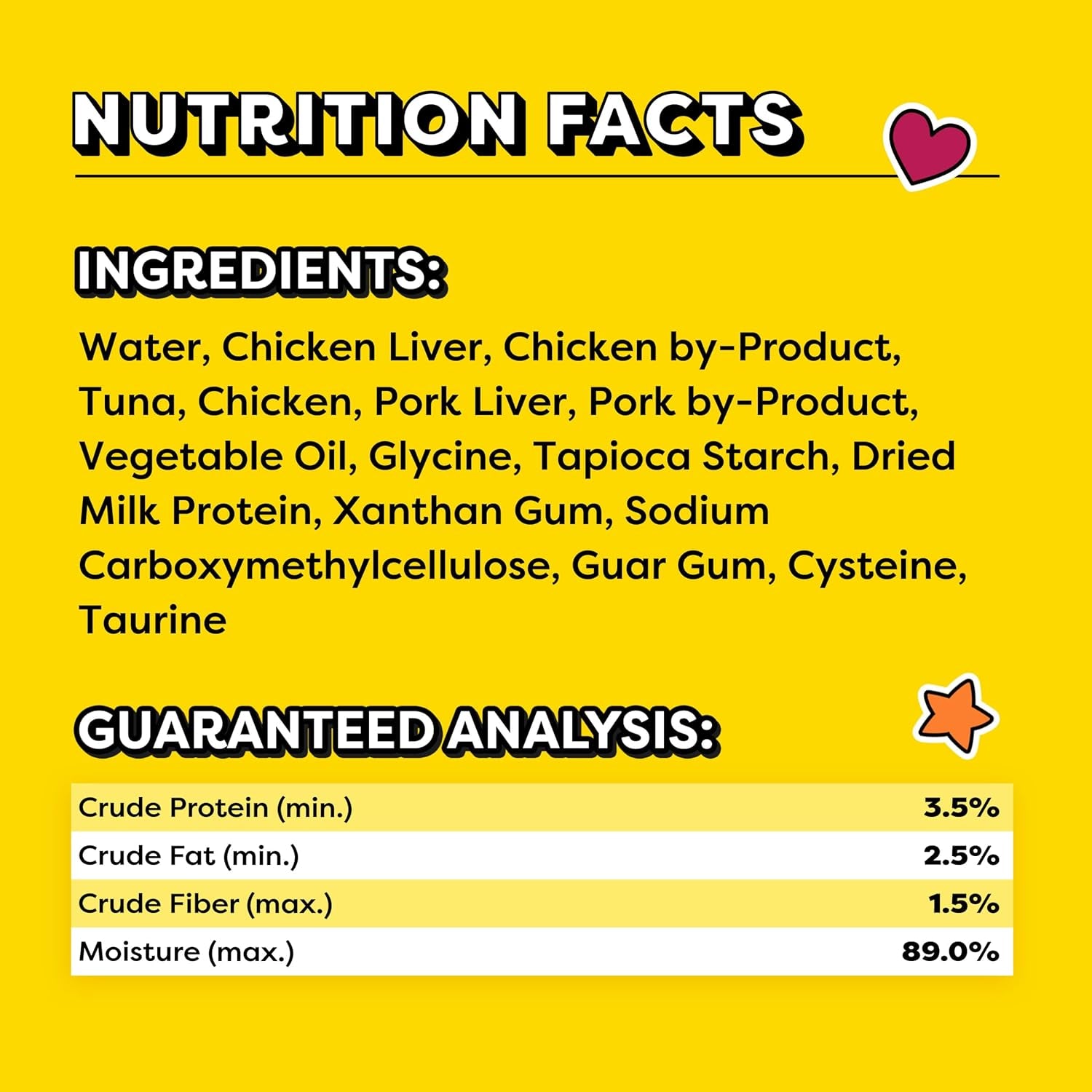 Creamy Puree Squeezable Lickable Wet Cat Treats with Tuna, 0.42 Oz. Tubes, 4 Count, Pack of 11 (44 Total)